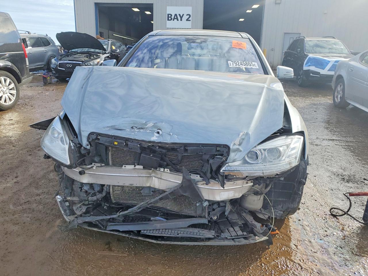 2012 Mercedes-benz S 550 4matic Silver vin: WDDNG9EB9CA455868