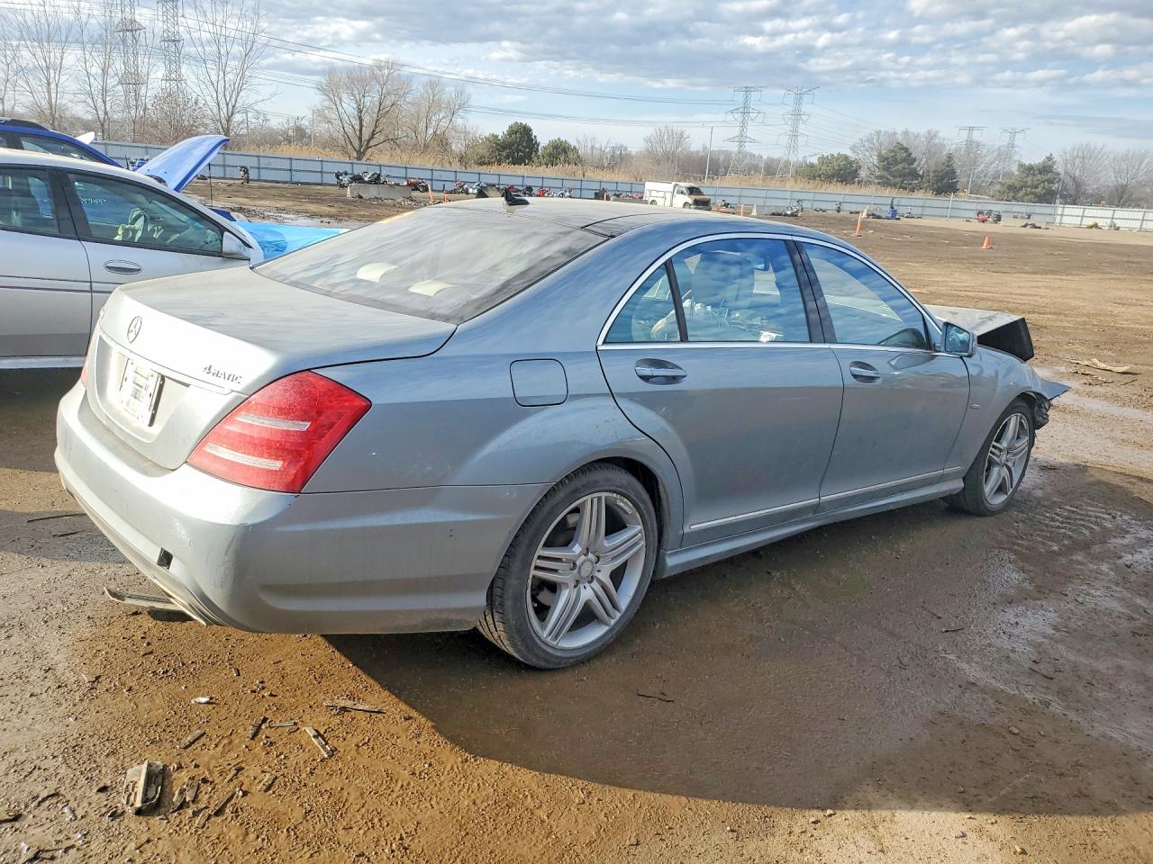 2012 Mercedes-benz S 550 4matic Silver vin: WDDNG9EB9CA455868