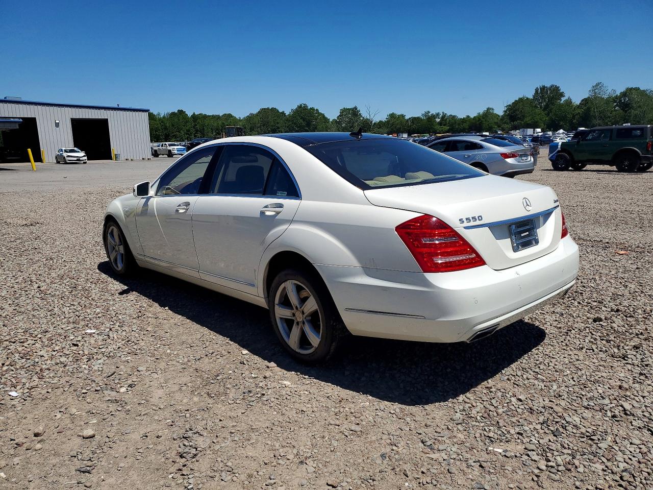 2012 Mercedes-benz S 550 4matic White vin: WDDNG9EB9CA474775