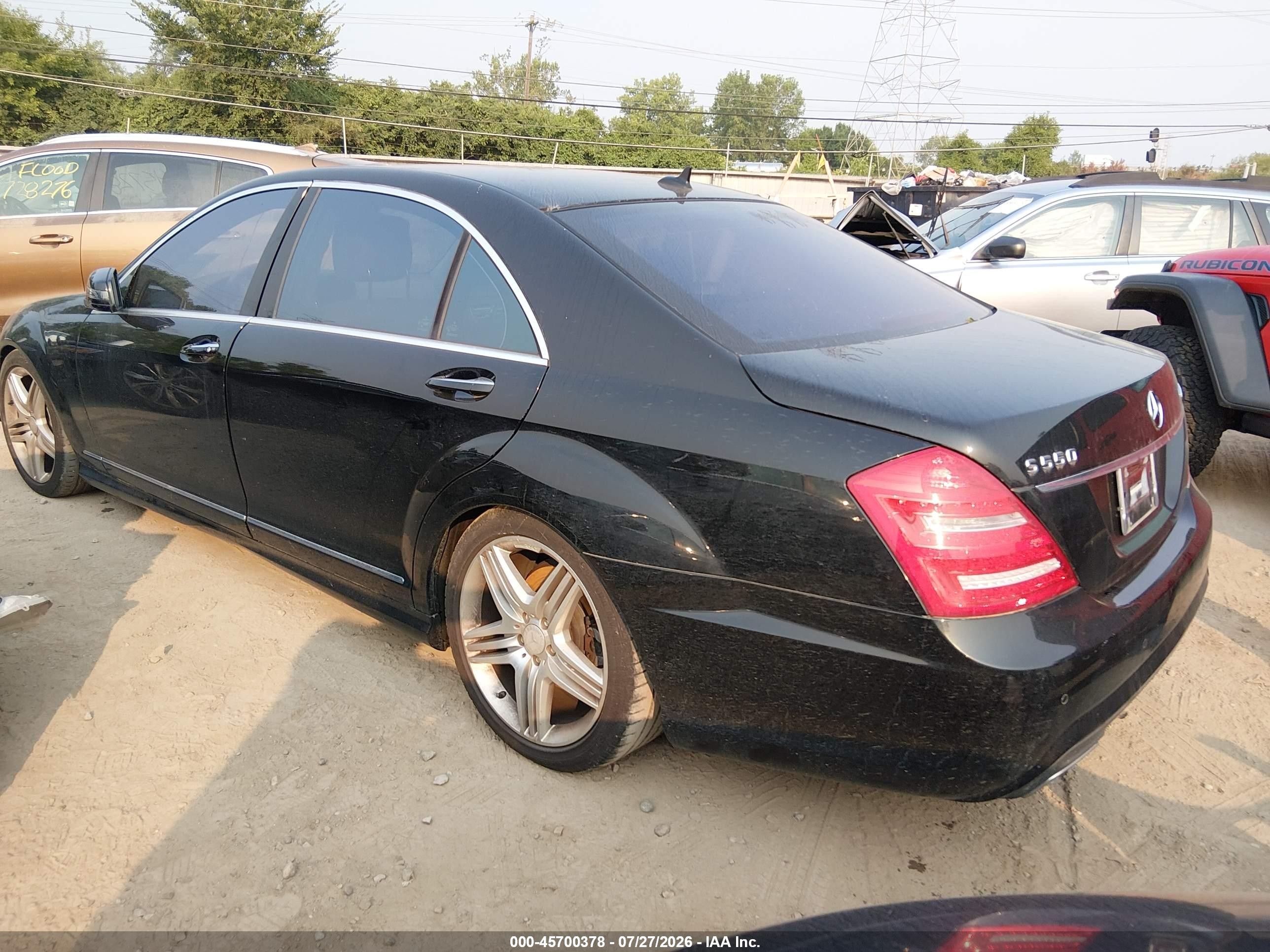 2013 Mercedes-benz S 550 4matic Black vin: WDDNG9EB9DA499564