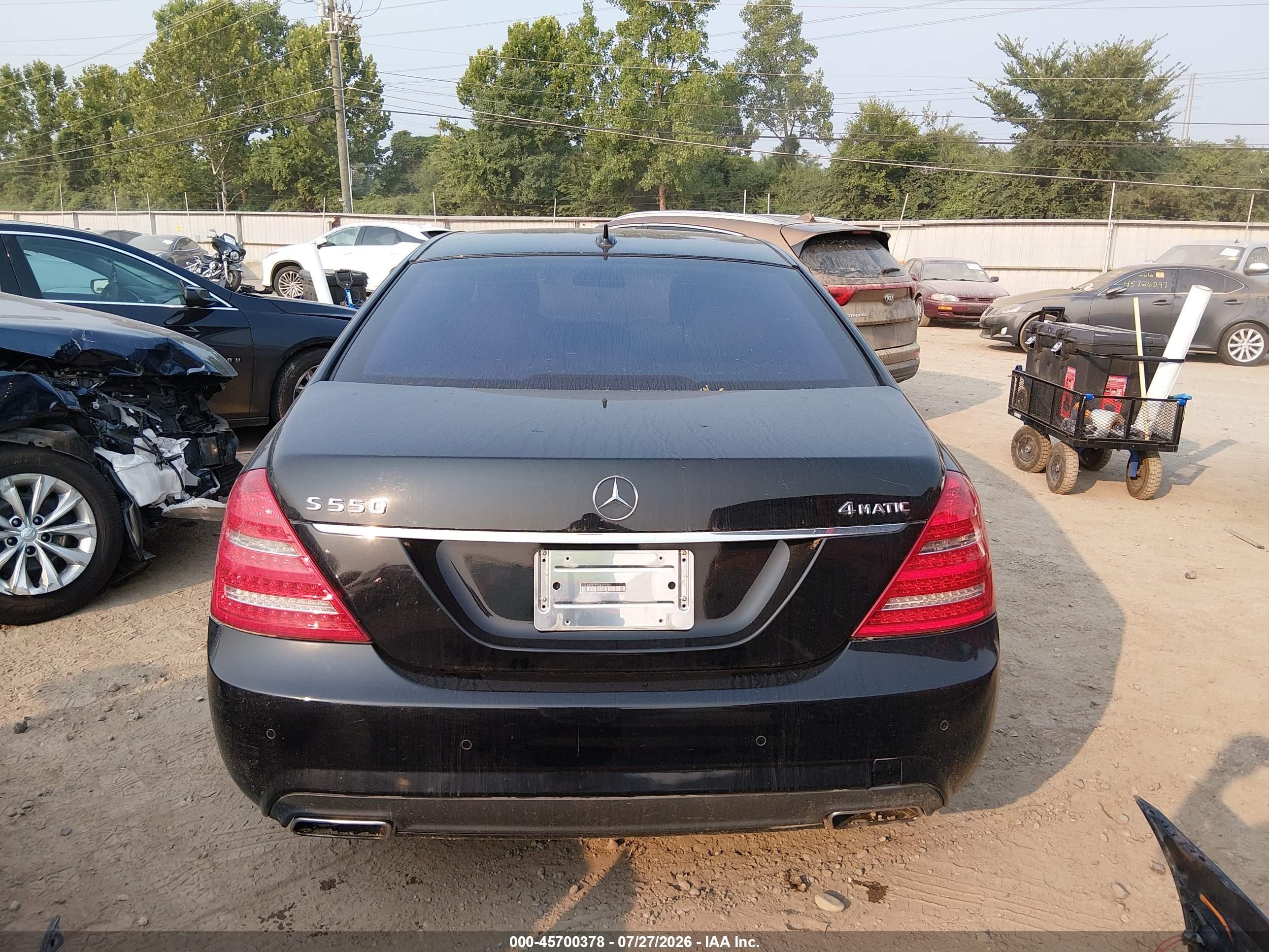 2013 Mercedes-benz S 550 4matic Black vin: WDDNG9EB9DA499564