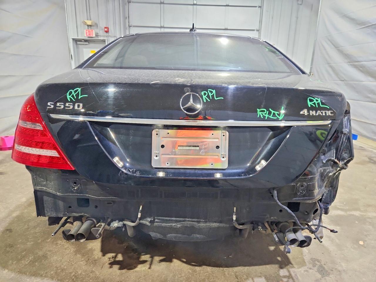 2013 Mercedes-benz S 550 4matic Black vin: WDDNG9EB9DA511163