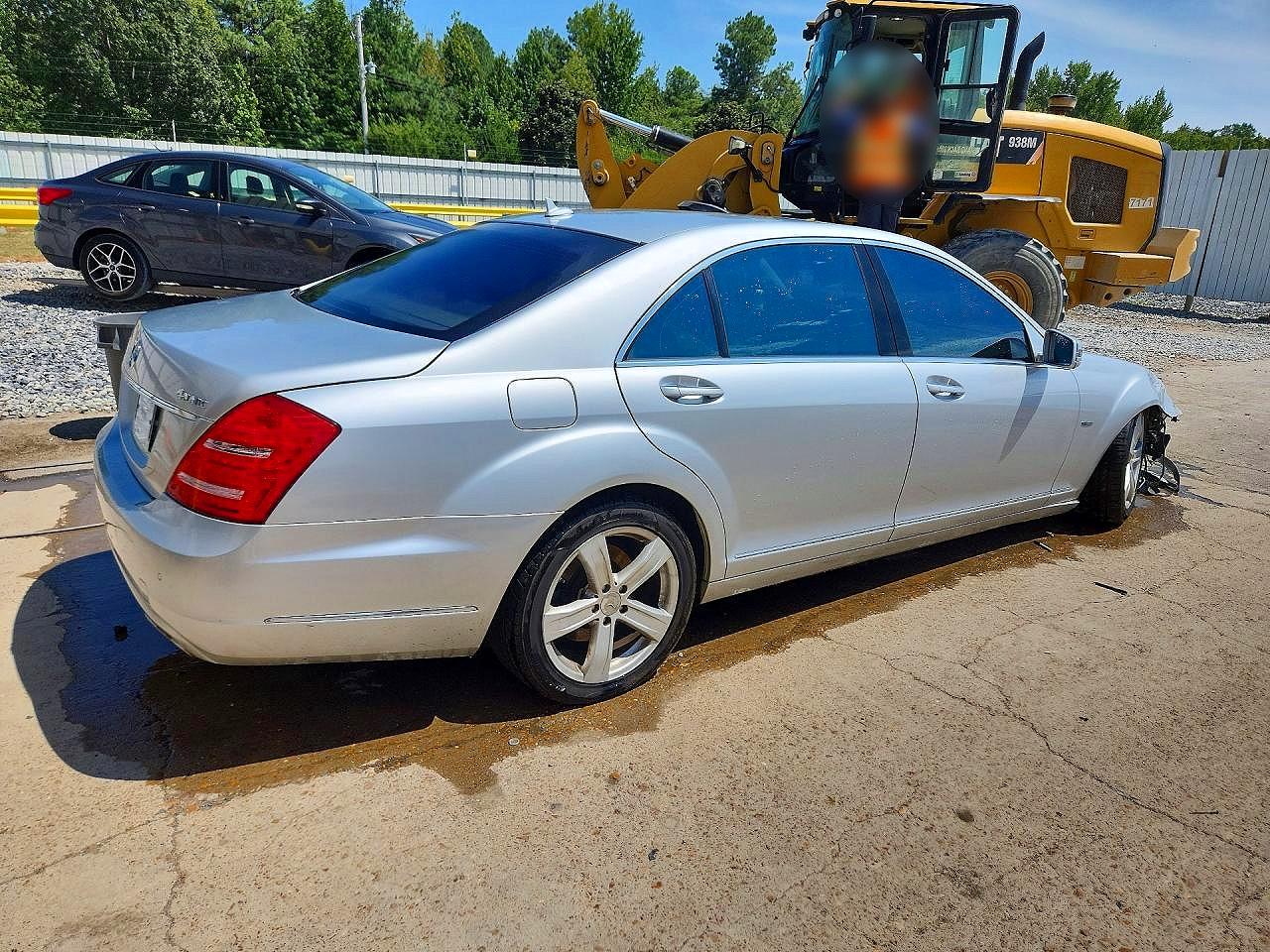 2012 Mercedes-benz S 550 4matic Silver vin: WDDNG9EBXCA452185