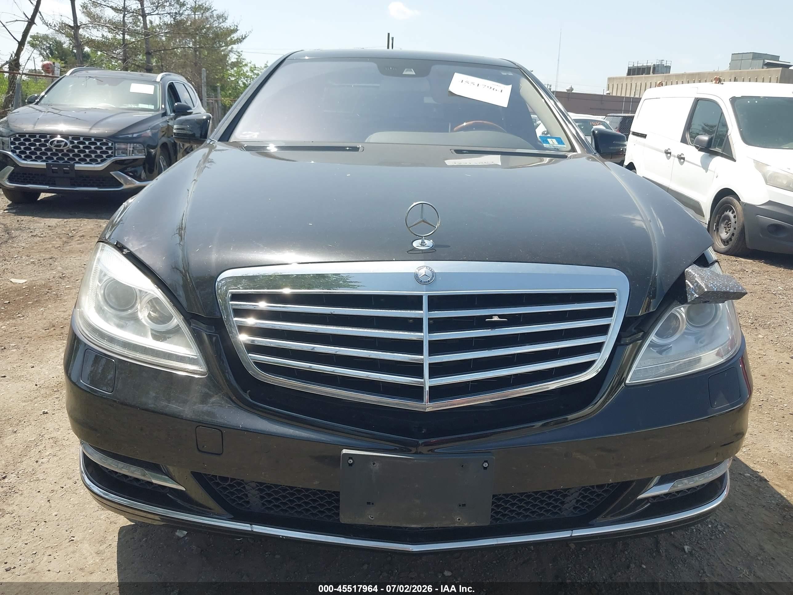 2012 Mercedes-benz S 550 4matic Black vin: WDDNG9EBXCA453501