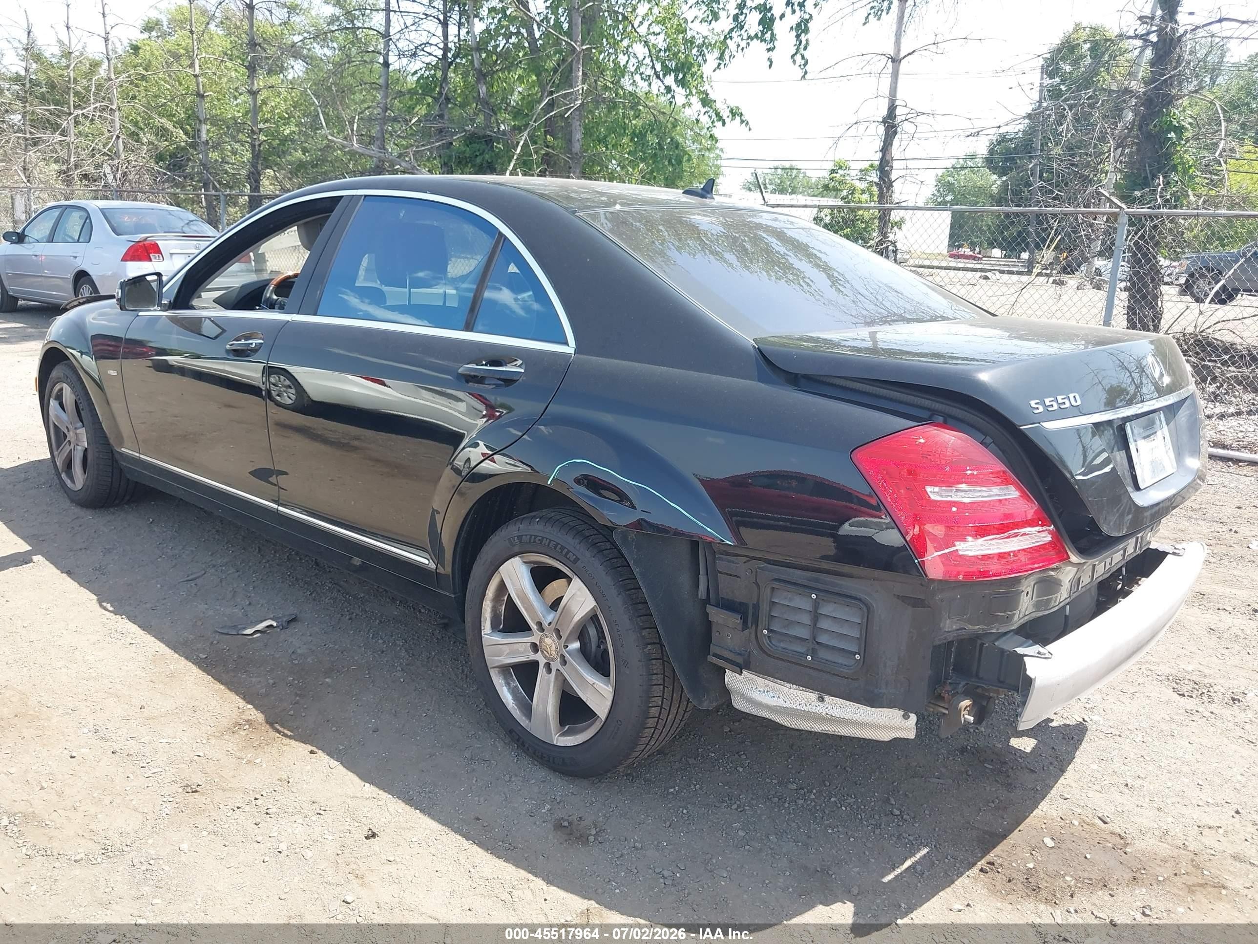 2012 Mercedes-benz S 550 4matic Black vin: WDDNG9EBXCA453501