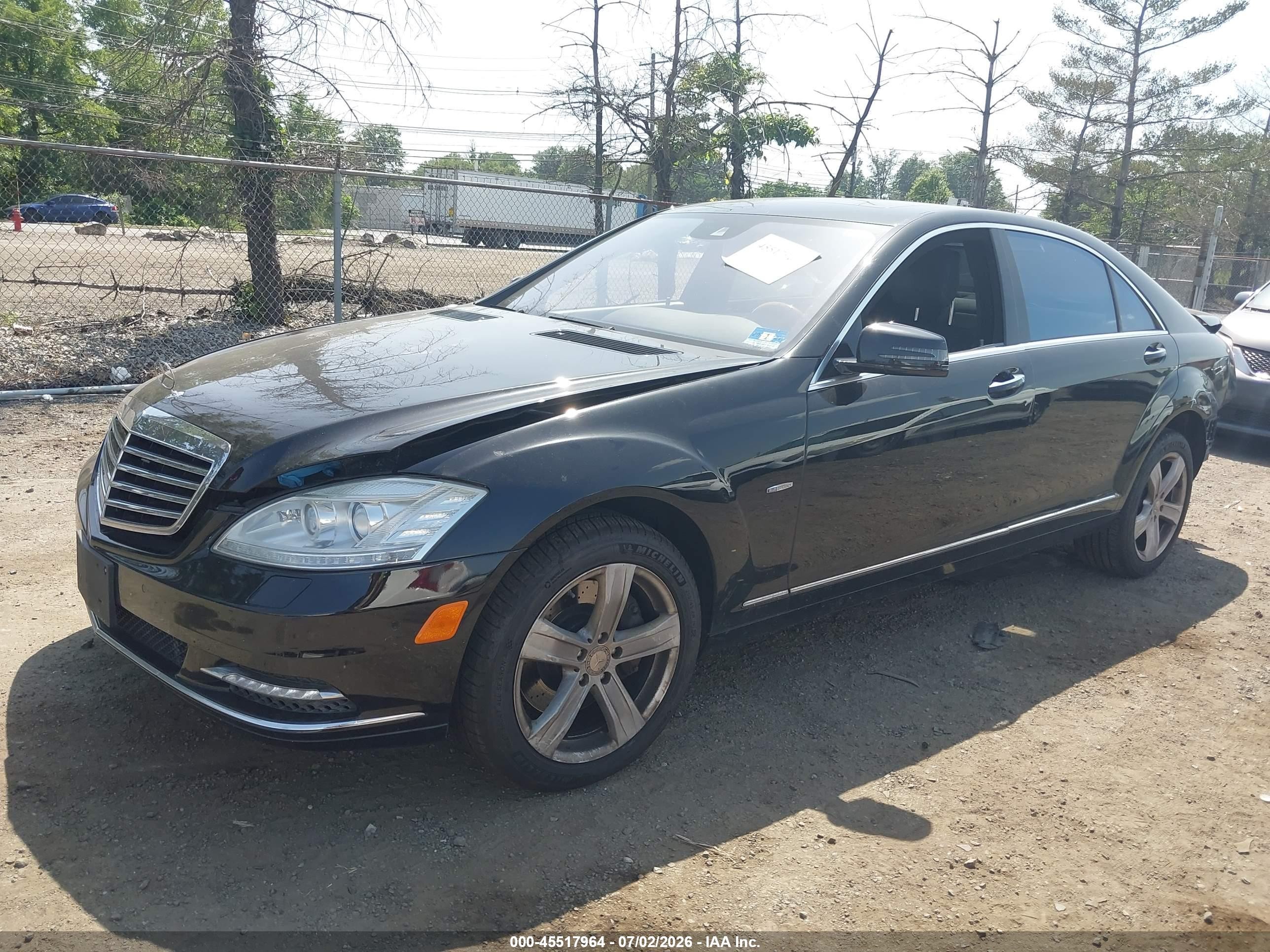 2012 Mercedes-benz S 550 4matic Black vin: WDDNG9EBXCA453501