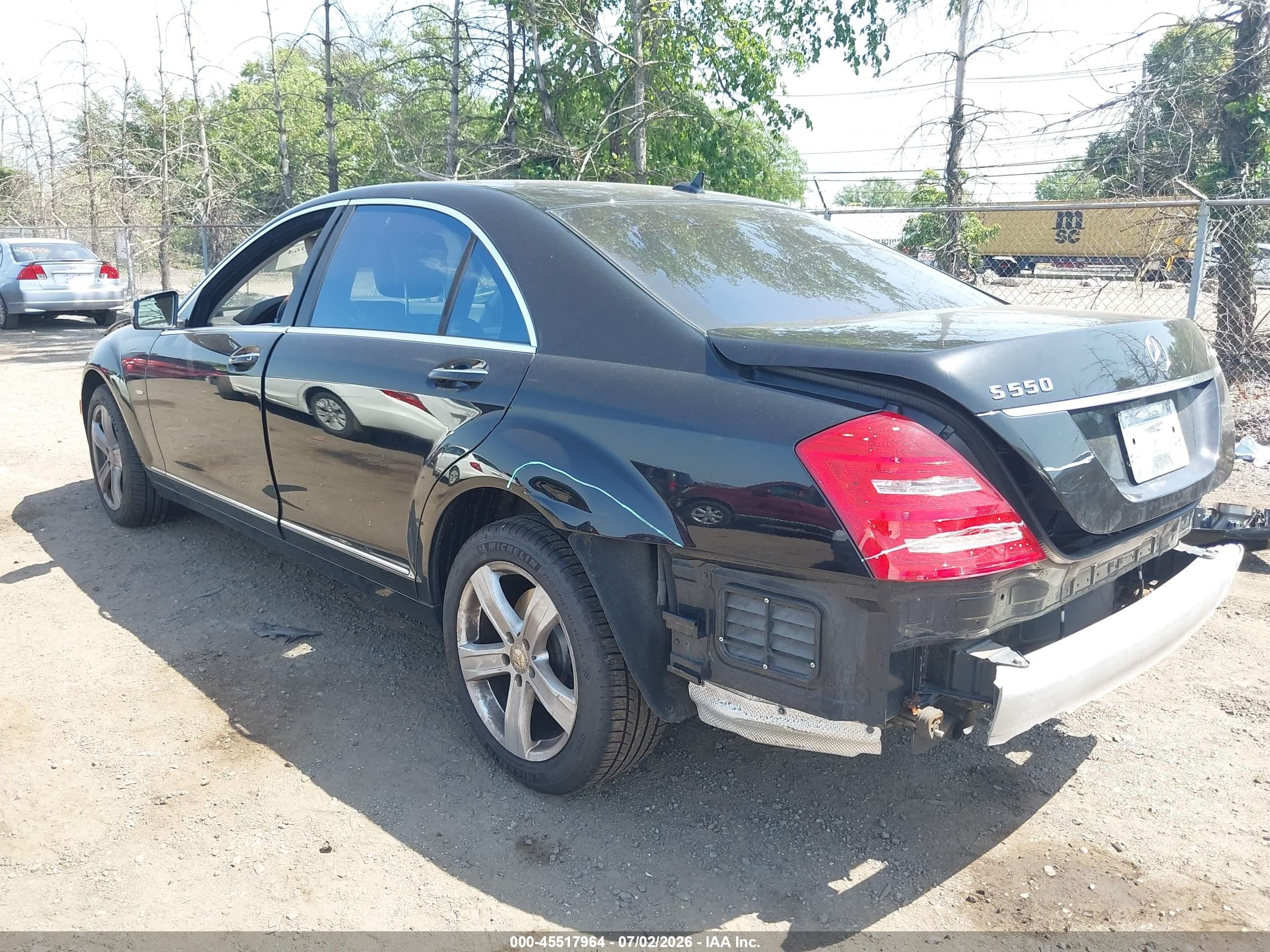 2012 Mercedes-benz S 550 4matic Black vin: WDDNG9EBXCA453501