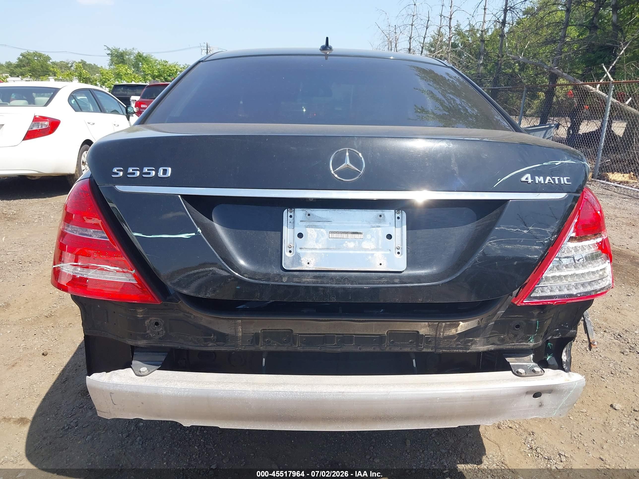 2012 Mercedes-benz S 550 4matic Black vin: WDDNG9EBXCA453501