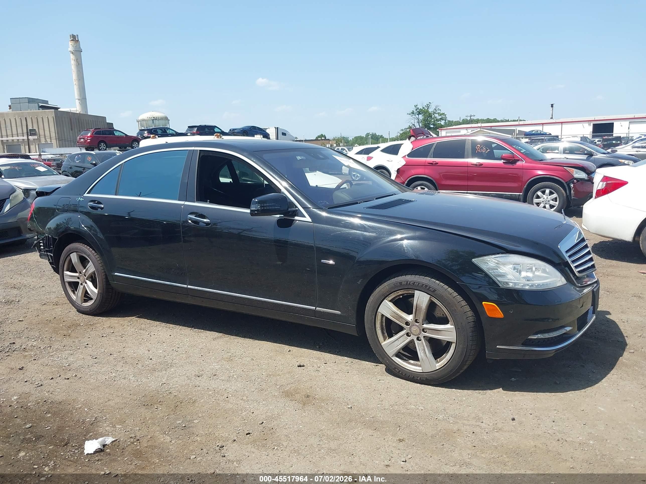 2012 Mercedes-benz S 550 4matic Black vin: WDDNG9EBXCA453501