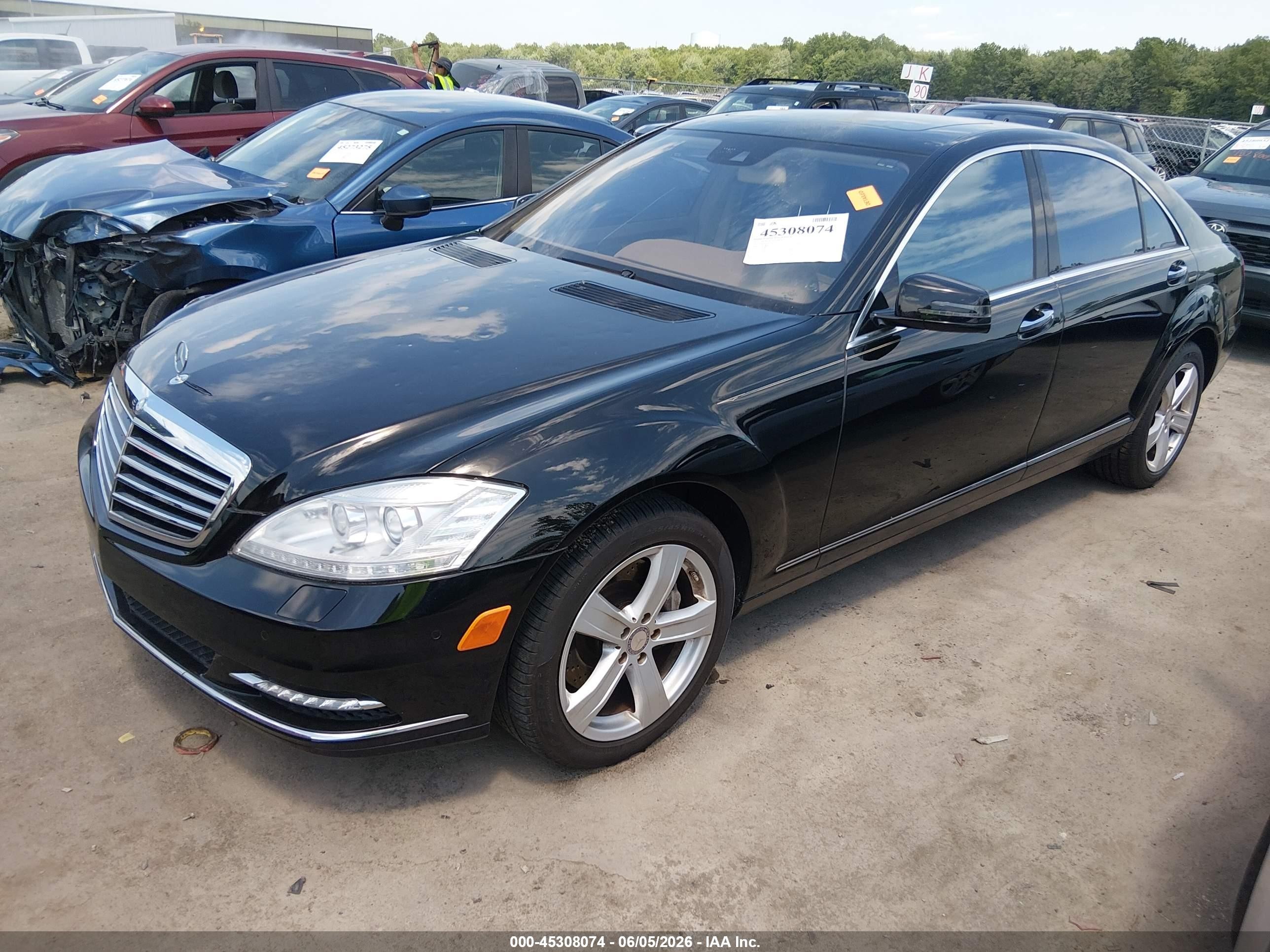 2013 Mercedes-benz S 550 4matic Black vin: WDDNG9EBXDA526187