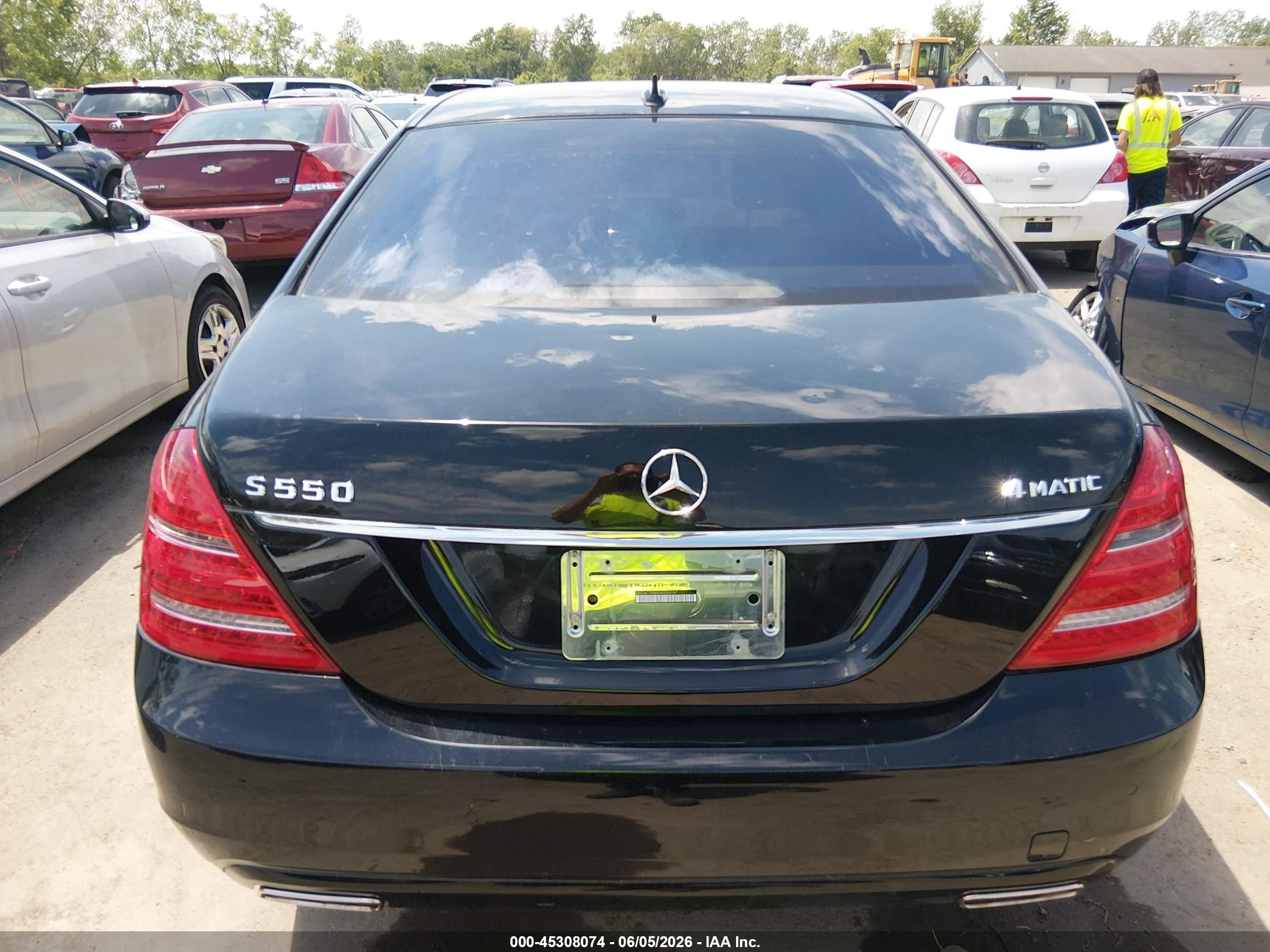 2013 Mercedes-benz S 550 4matic Black vin: WDDNG9EBXDA526187