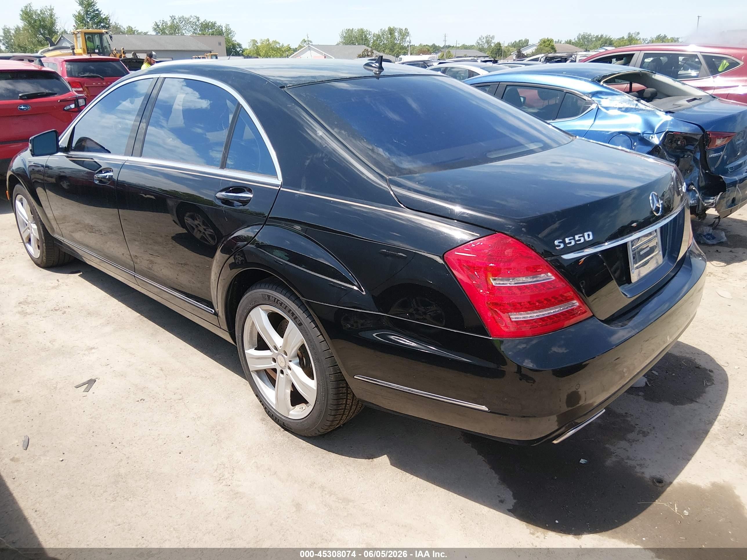 2013 Mercedes-benz S 550 4matic Black vin: WDDNG9EBXDA526187
