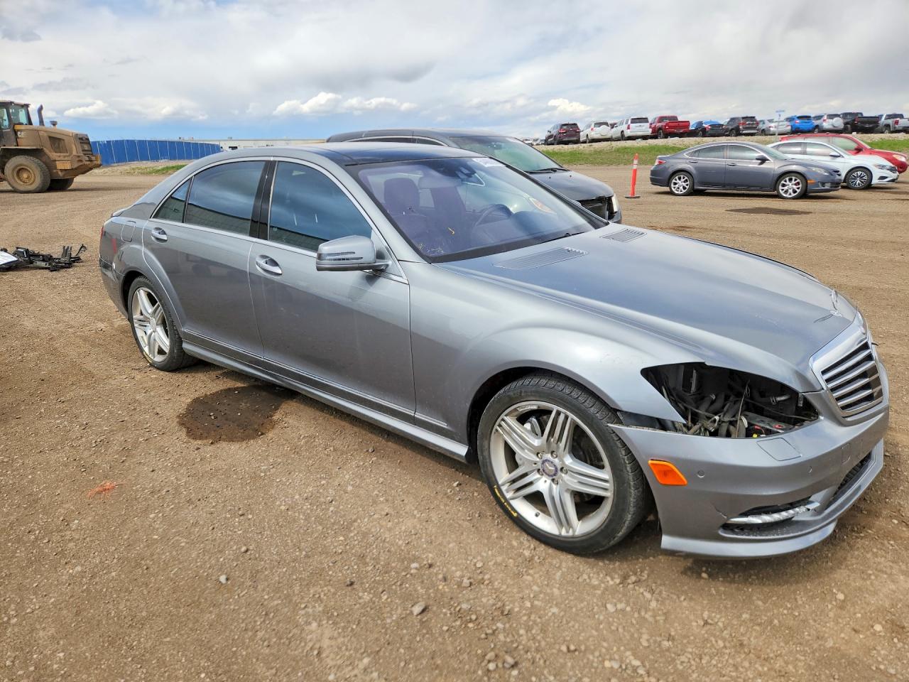 2013 Mercedes-benz S 550 4matic Gray vin: WDDNG9EBXDA534385