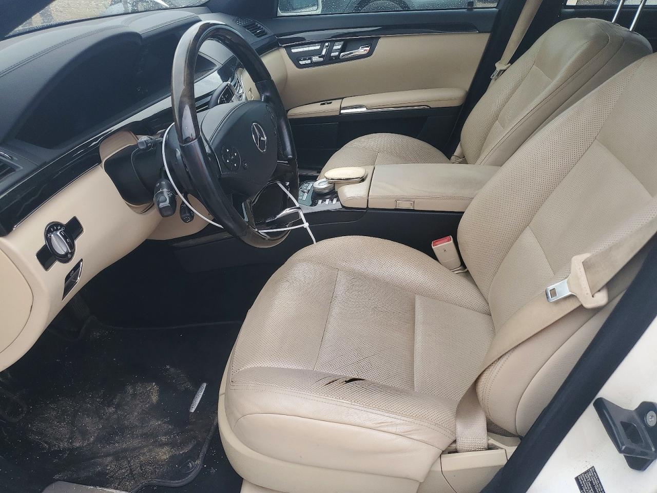 2013 Mercedes-benz S 550 4matic White vin: WDDNG9EBXDA535276