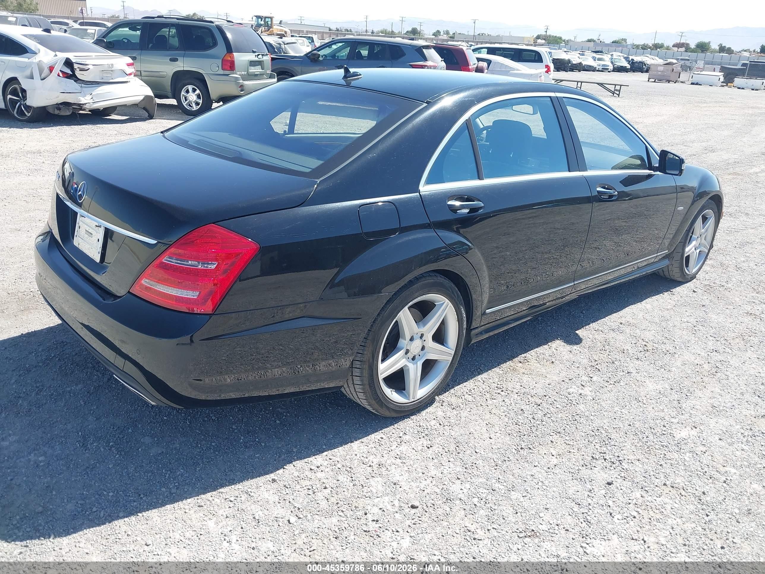 2010 Mercedes-benz S 400 Hybrid   Black vin: WDDNG9FB7AA299017