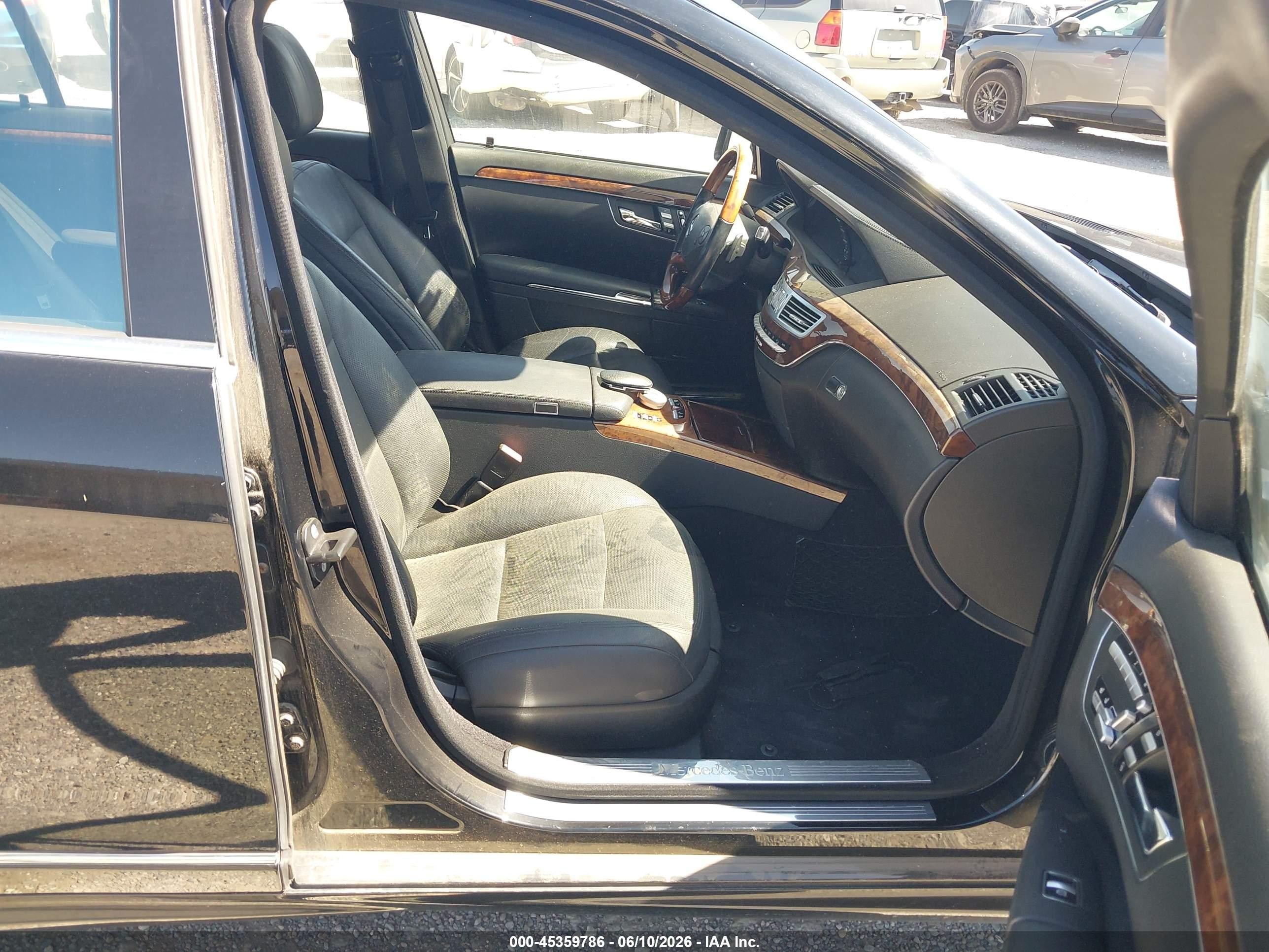 2010 Mercedes-benz S 400 Hybrid   Black vin: WDDNG9FB7AA299017