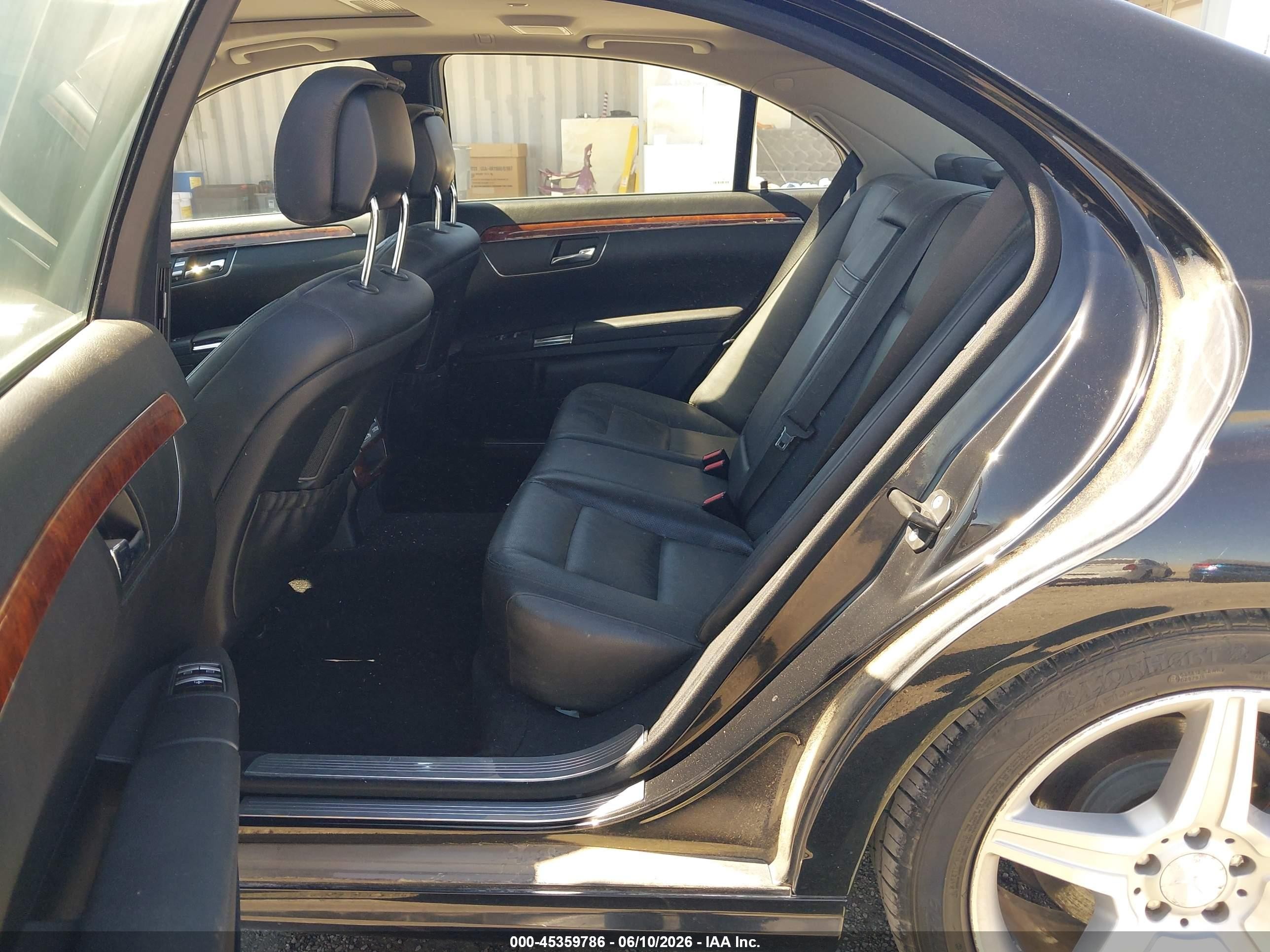2010 Mercedes-benz S 400 Hybrid   Black vin: WDDNG9FB7AA299017
