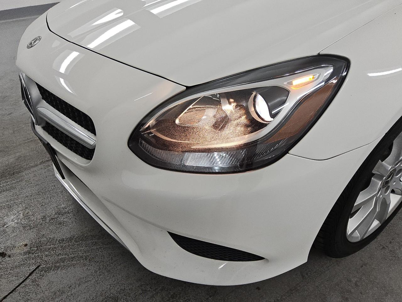 2018 Mercedes-benz Slc 300 White vin: WDDPK3JA1JF155470 Damage: Left Headlight Housing, Chipped, 3