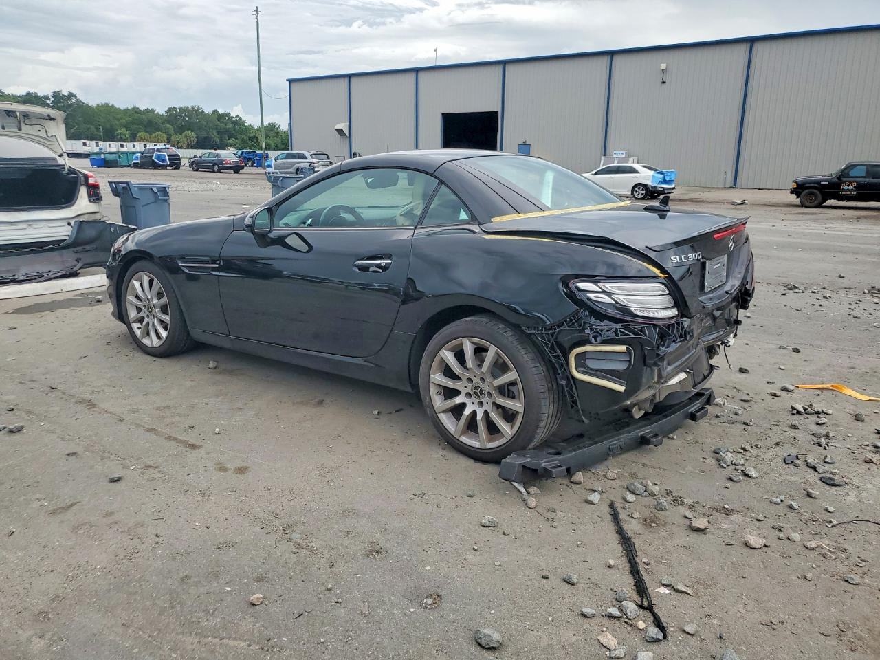 2018 Mercedes-benz Slc 300 Black vin: WDDPK3JA6JF155982