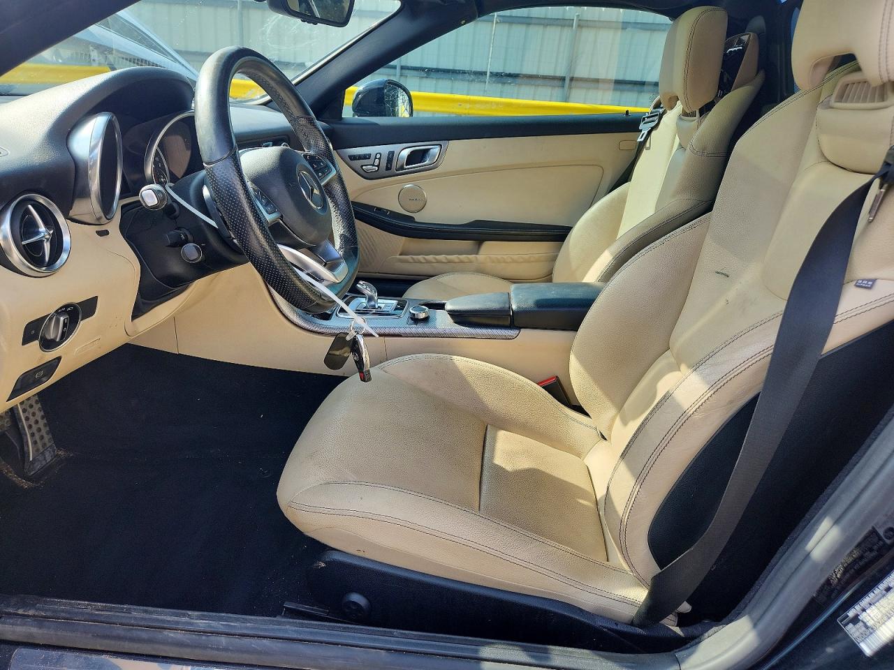 2017 Mercedes-benz Slc 300 Black vin: WDDPK3JA7HF131202