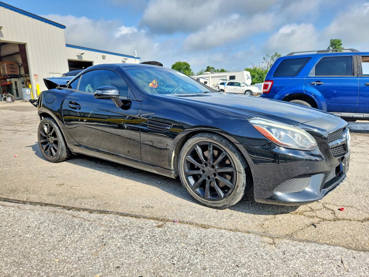 2017 Mercedes-benz Slc 300 Black vin: WDDPK3JA7HF131202