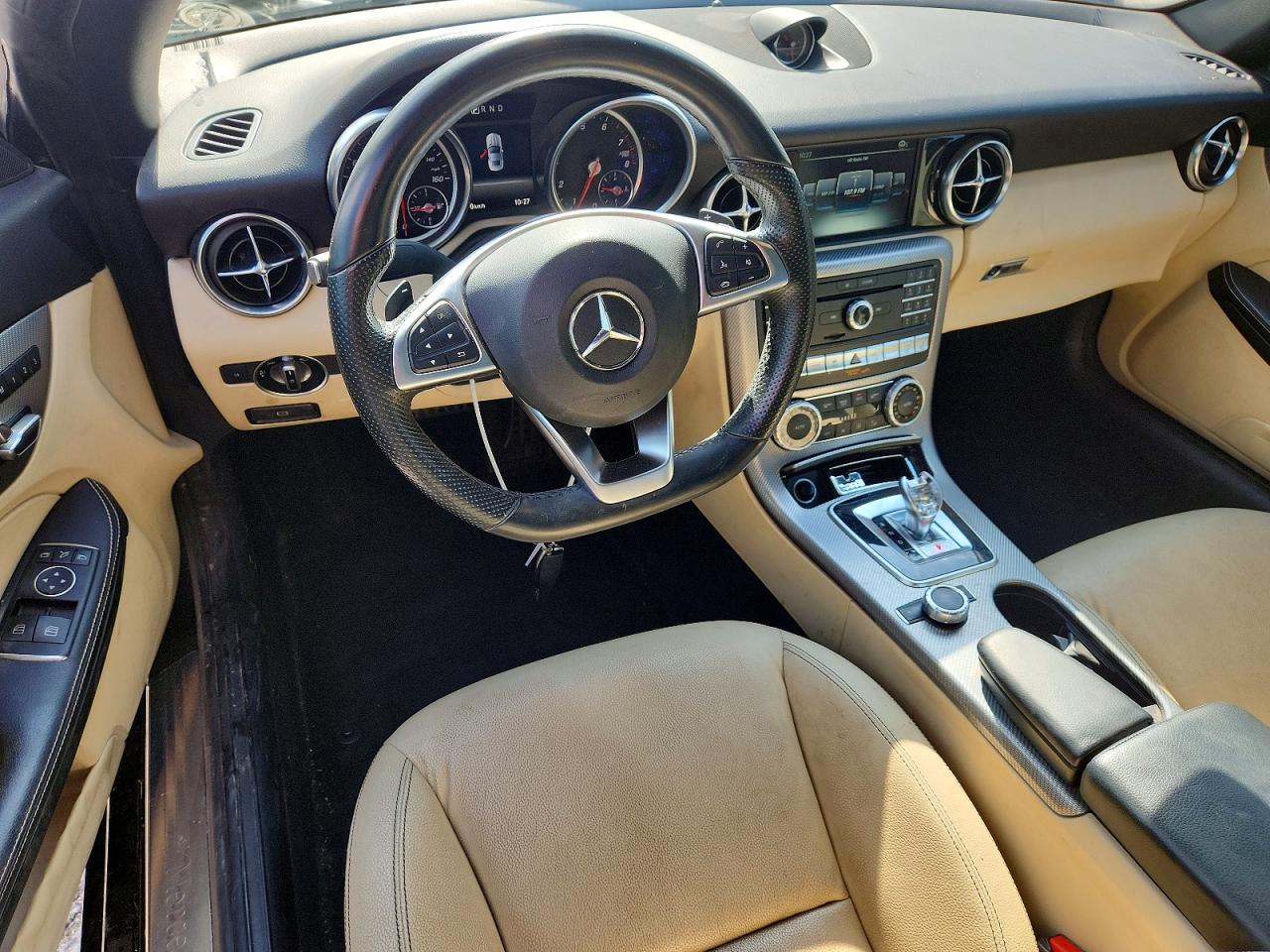 2017 Mercedes-benz Slc 300 Black vin: WDDPK3JA7HF131202