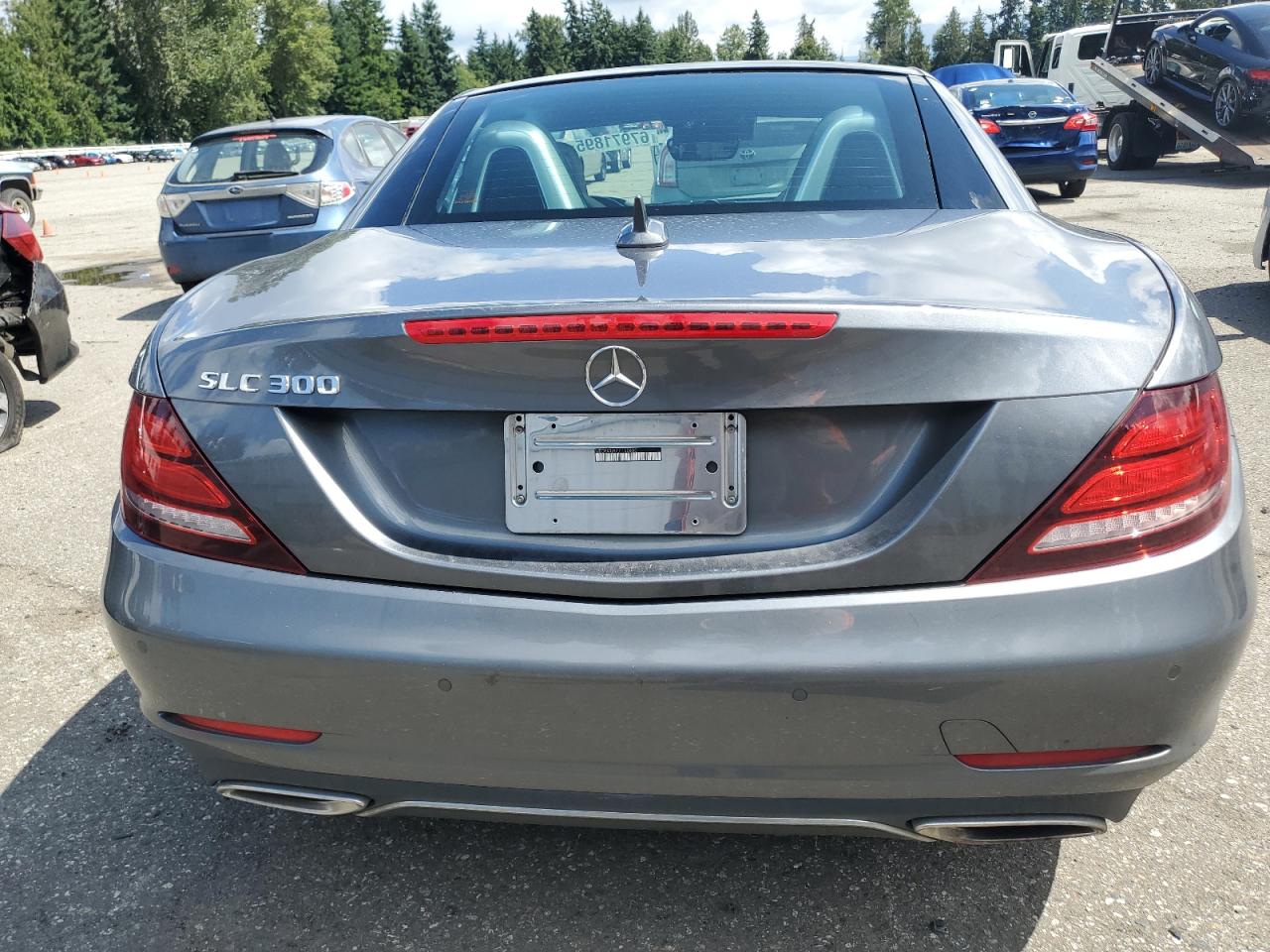 2018 Mercedes-benz Slc 300   Gray vin: WDDPK3JA7JF150600