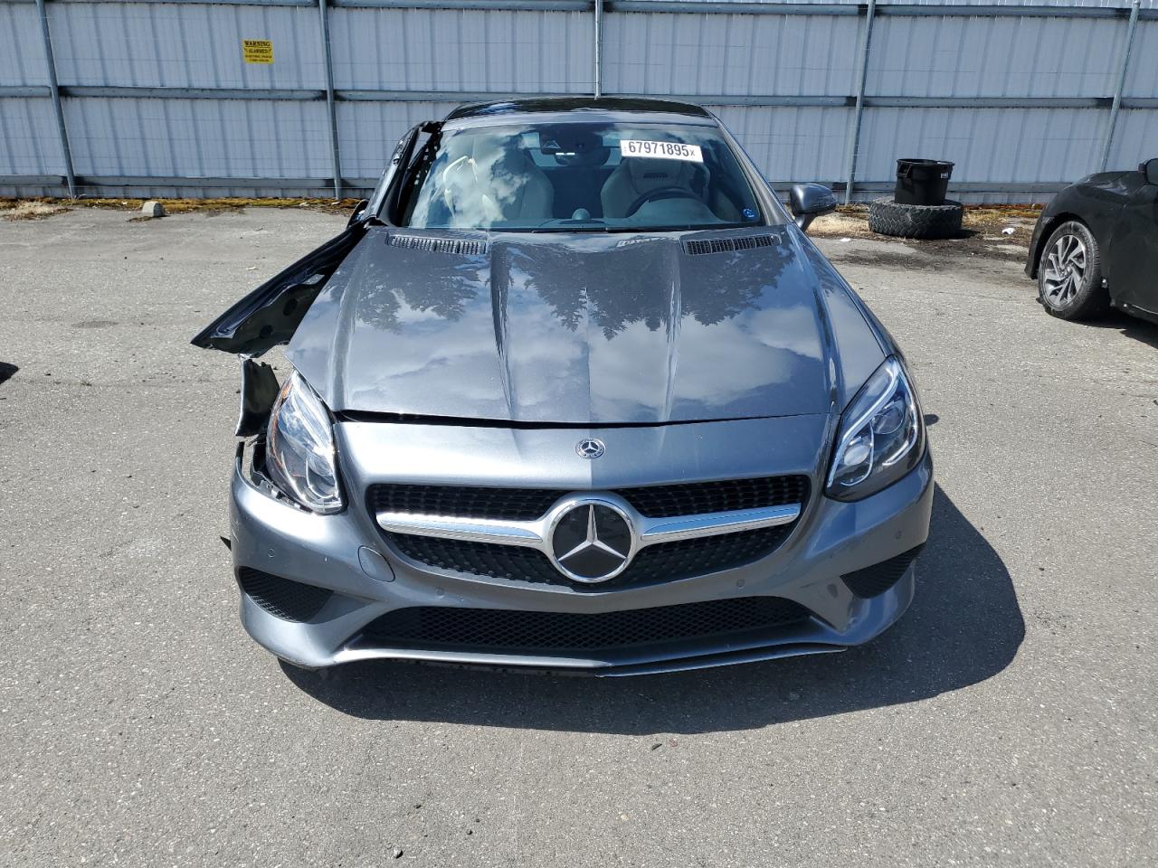 2018 Mercedes-benz Slc 300   Gray vin: WDDPK3JA7JF150600