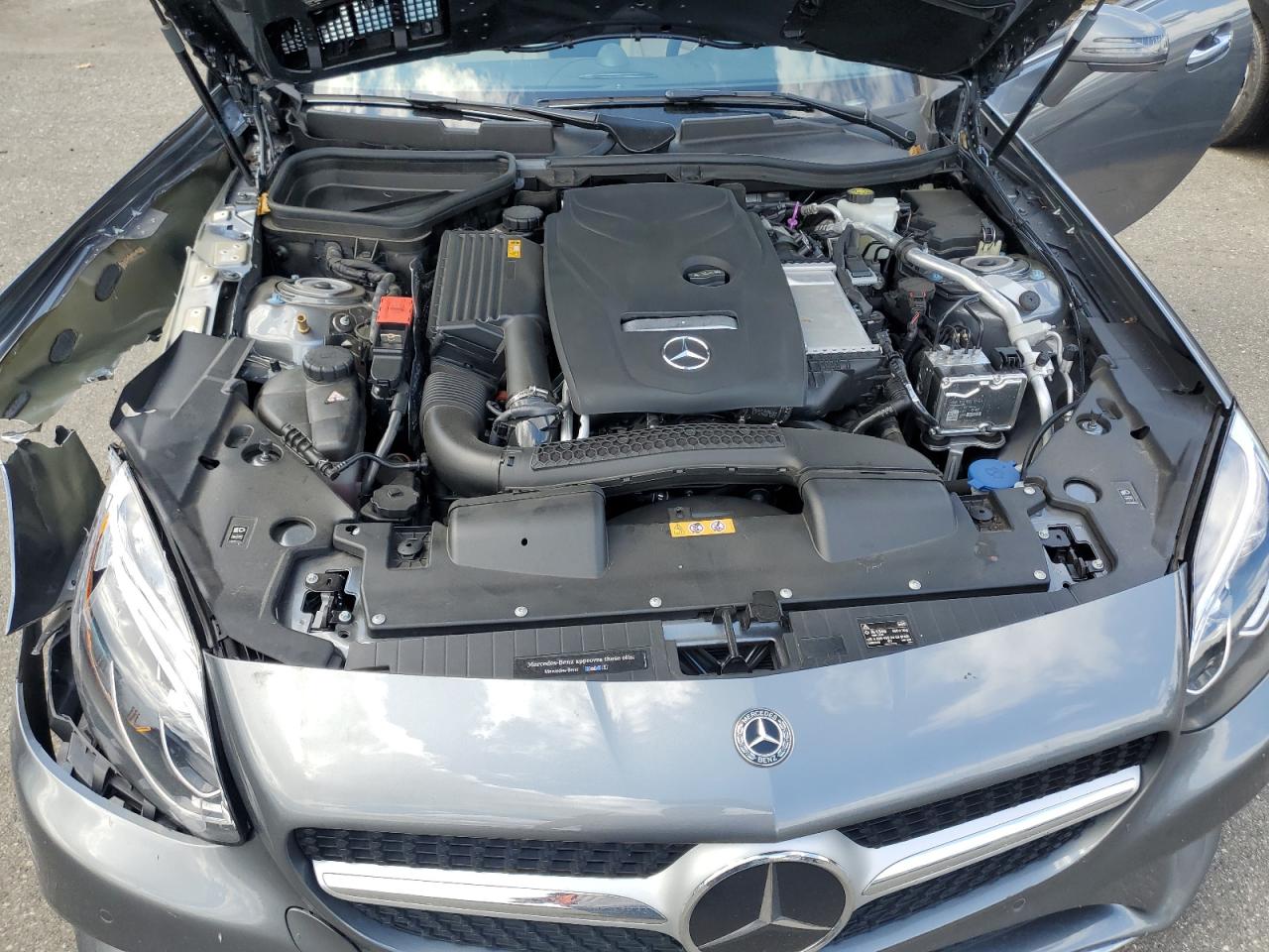 2018 Mercedes-benz Slc 300   Gray vin: WDDPK3JA7JF150600