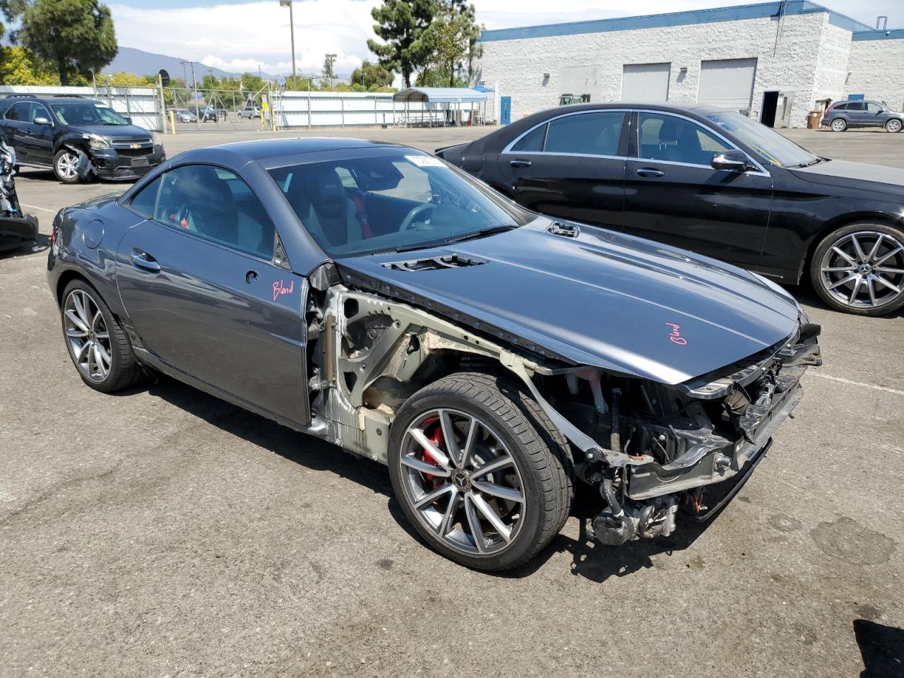 2018 Mercedes-benz Slc 300 Charcoal vin: WDDPK3JA8JF147754