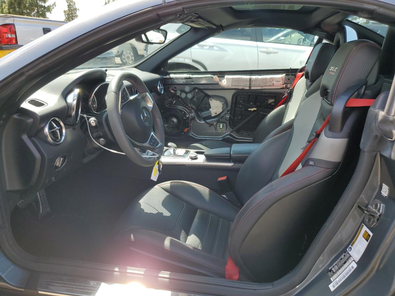 2018 Mercedes-benz Slc 300 Charcoal vin: WDDPK3JA8JF147754