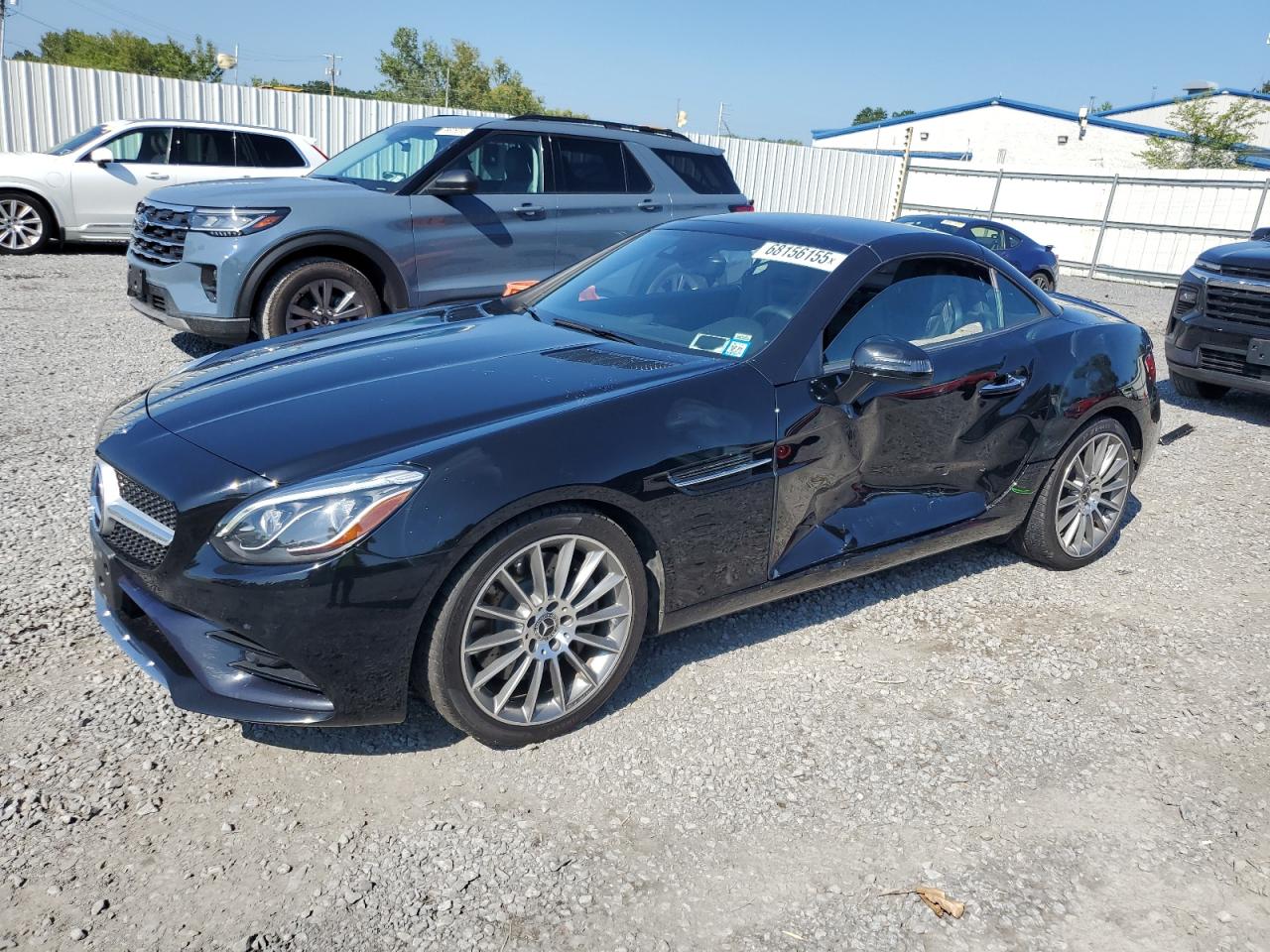2018 Mercedes-benz Slc 300   Black vin: WDDPK3JA8JF151769