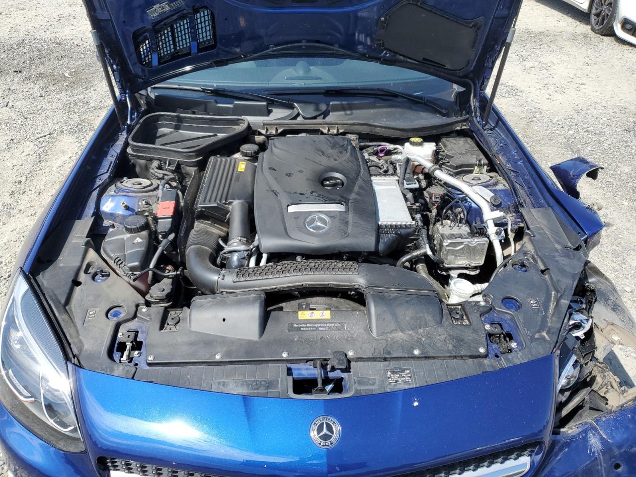 2018 Mercedes-benz Slc 300   Синий vin: WDDPK3JA9JF147455