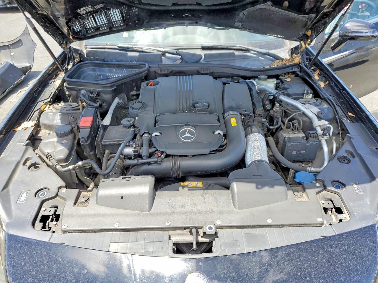 2012 Mercedes-benz Slk 250 Black vin: WDDPK4HA0CF046688