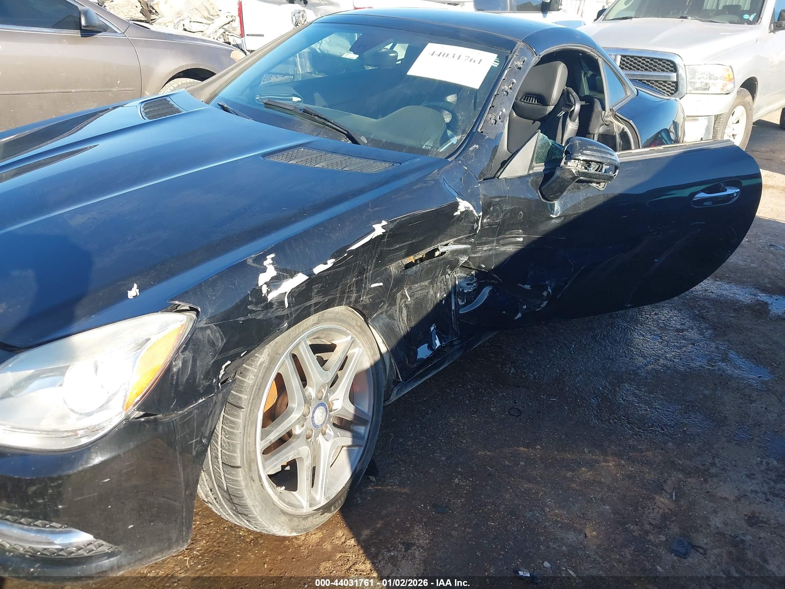 2015 Mercedes-benz Slk 250   Black vin: WDDPK4HA0FF103007