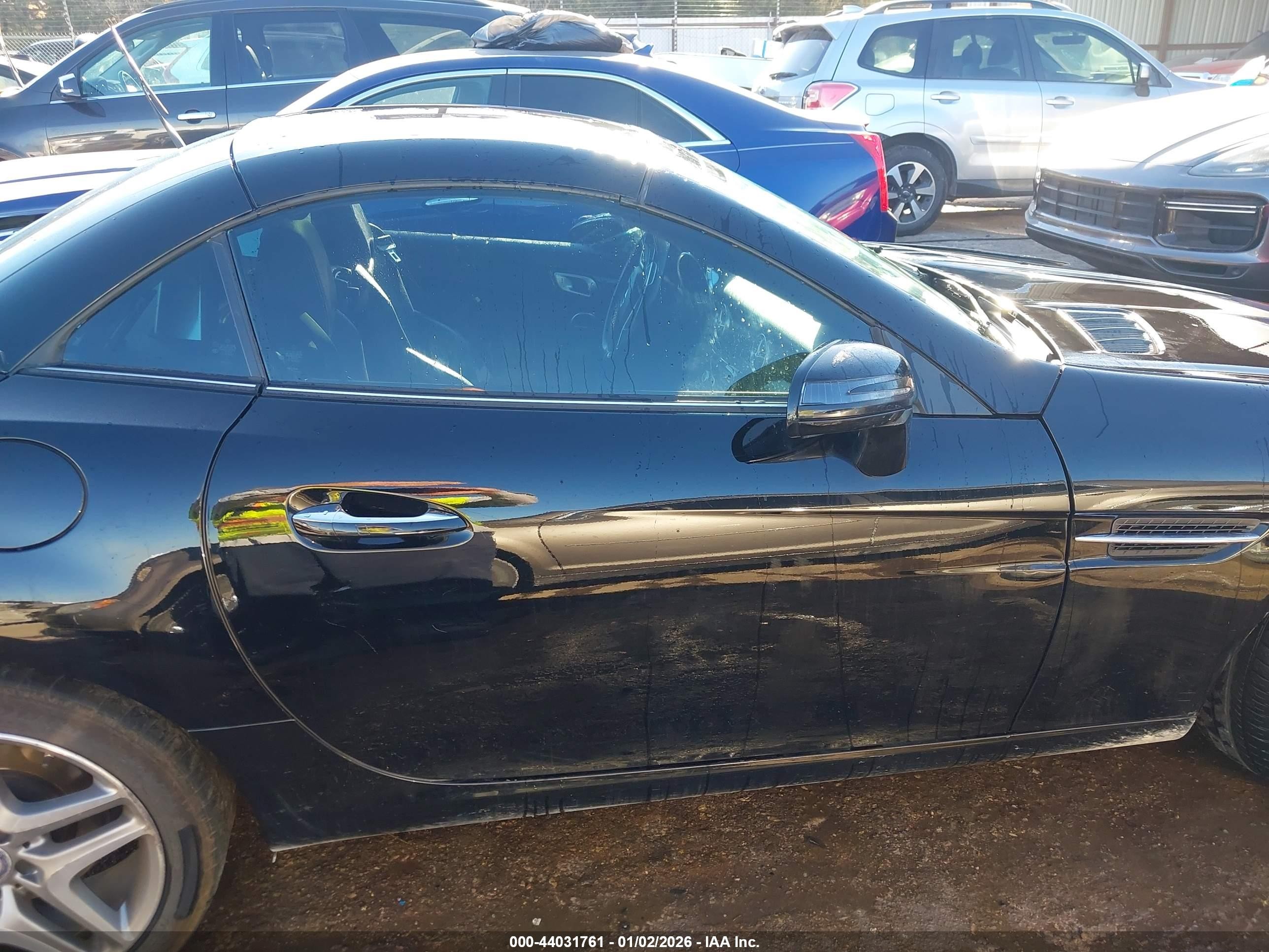 2015 Mercedes-benz Slk 250   Black vin: WDDPK4HA0FF103007