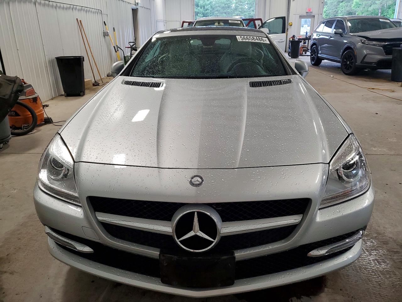 2014 Mercedes-benz Slk 250 Silver vin: WDDPK4HA1EF079055