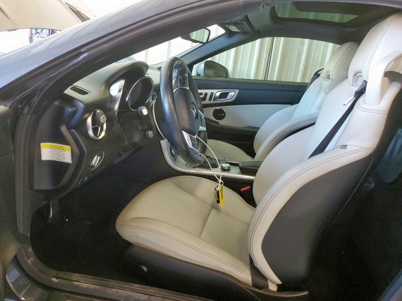 2014 Mercedes-benz Slk 250 Gray vin: WDDPK4HA2EF084068