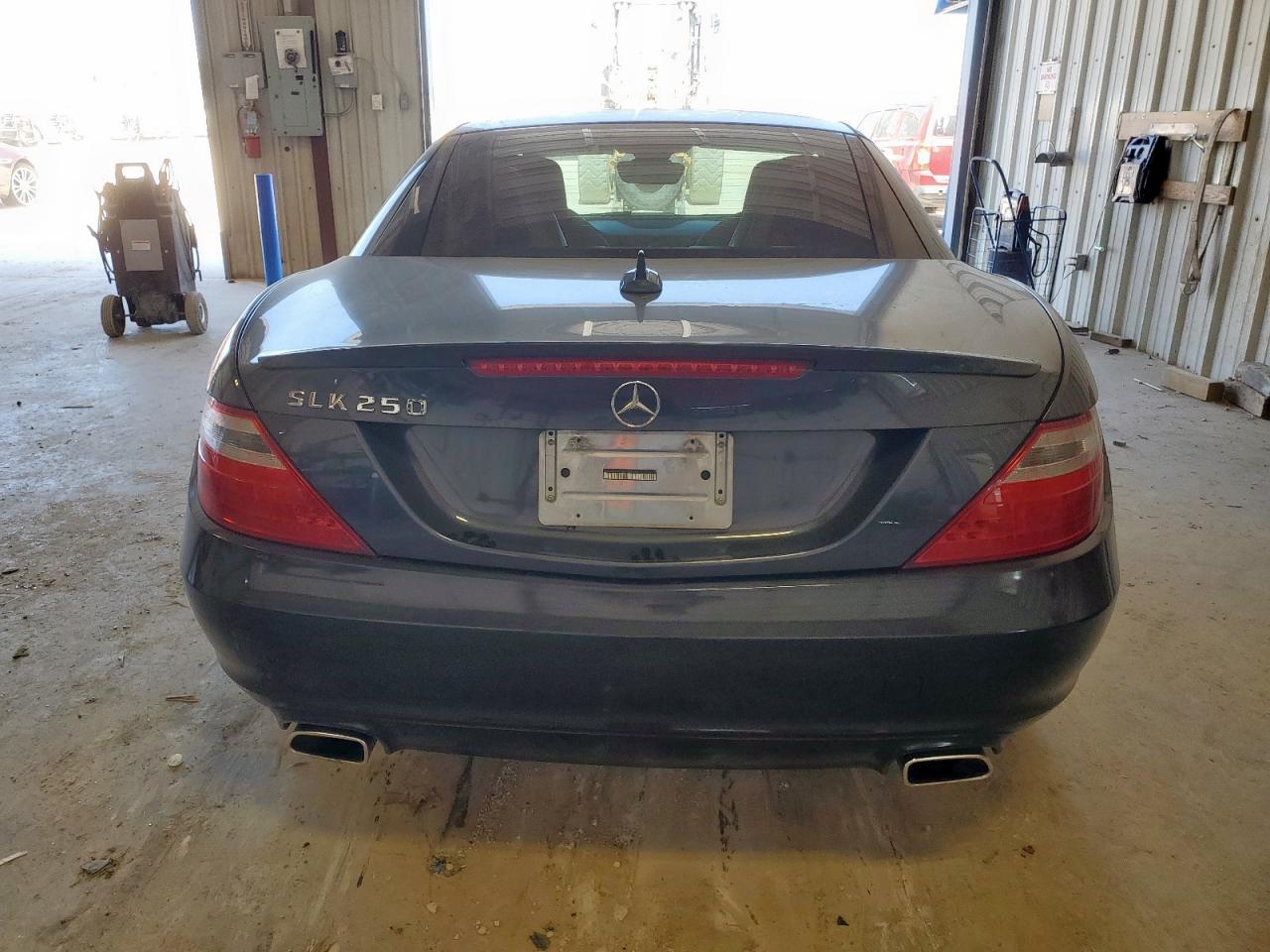 2014 Mercedes-benz Slk 250 Gray vin: WDDPK4HA2EF084068