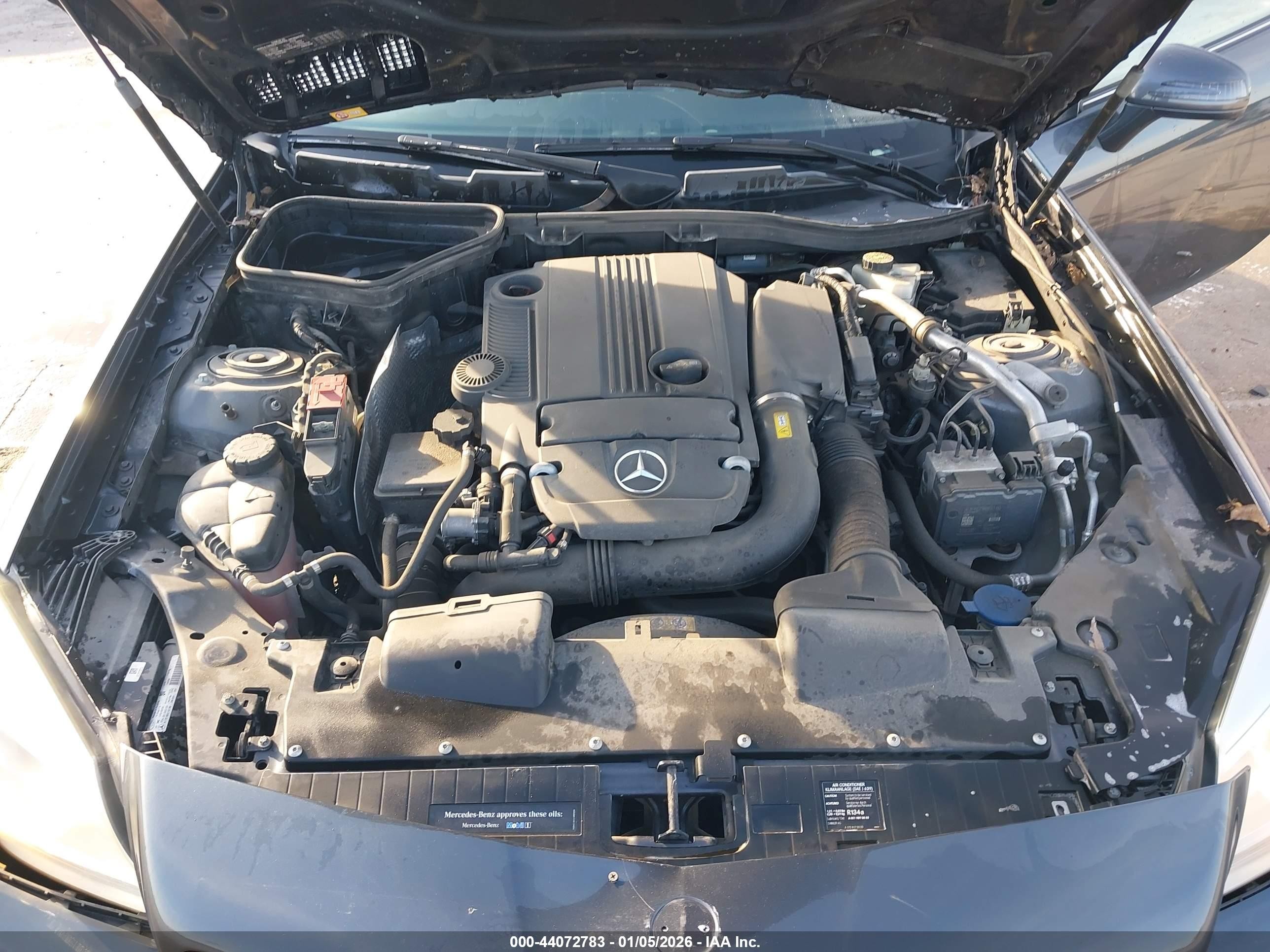 2015 Mercedes-benz Slk 250   Серый vin: WDDPK4HA2FF103008