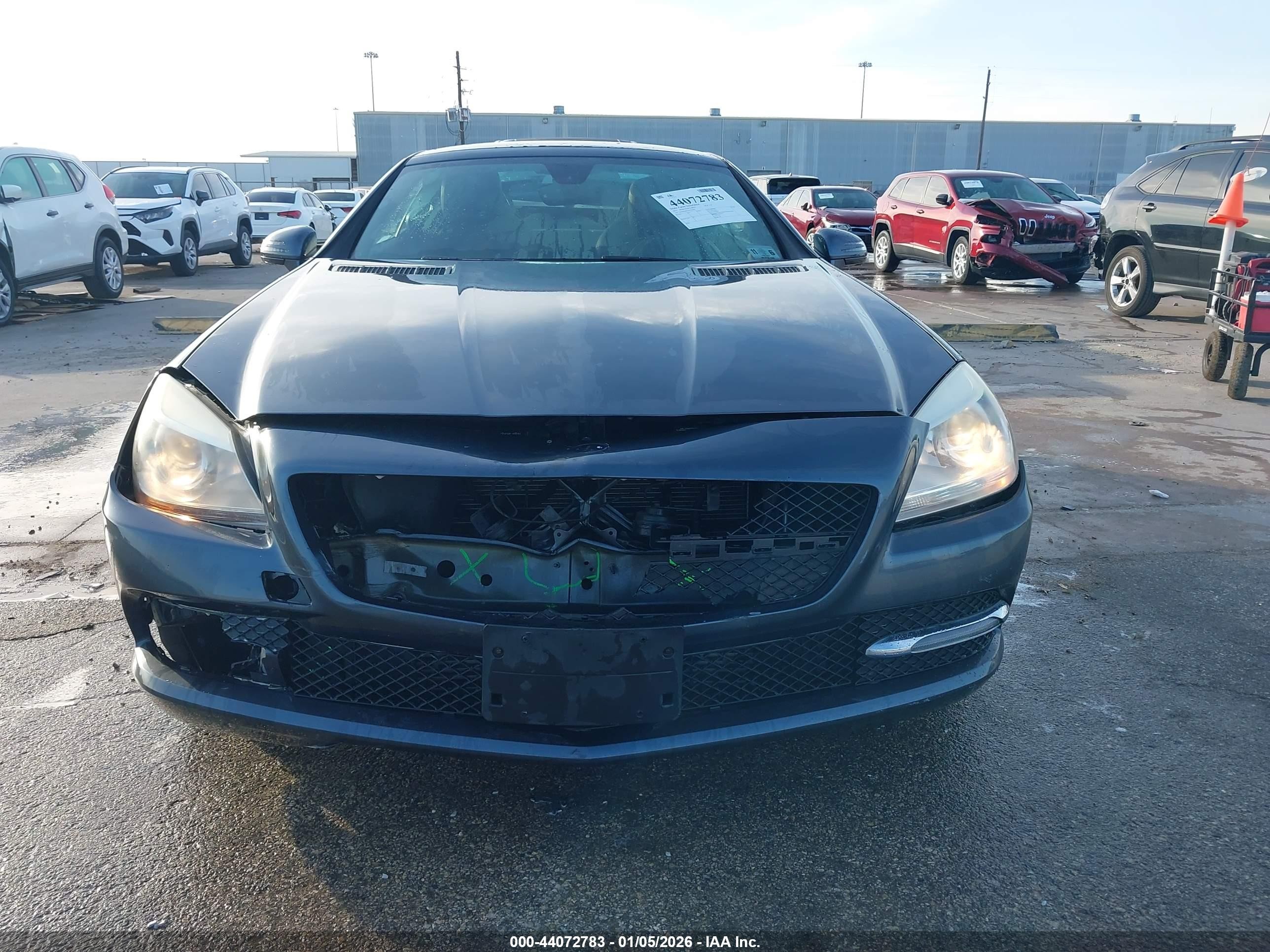 2015 Mercedes-benz Slk 250   Серый vin: WDDPK4HA2FF103008