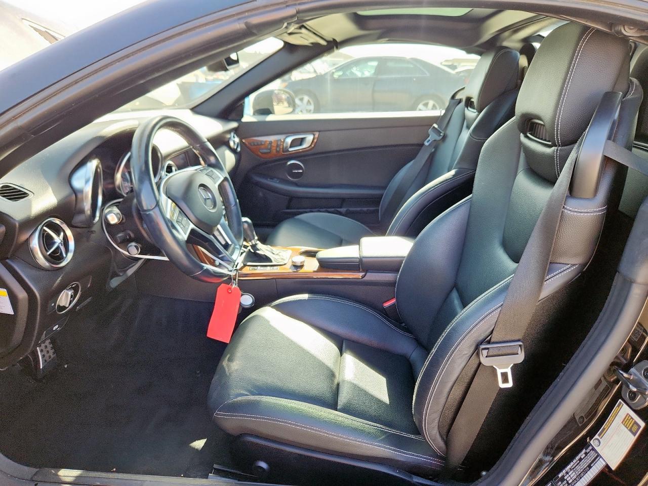 2014 Mercedes-benz Slk 250 Black vin: WDDPK4HA3EF085729