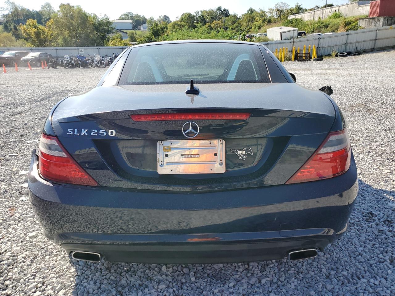 2014 Mercedes-benz Slk 250 Blue vin: WDDPK4HA3EF092003