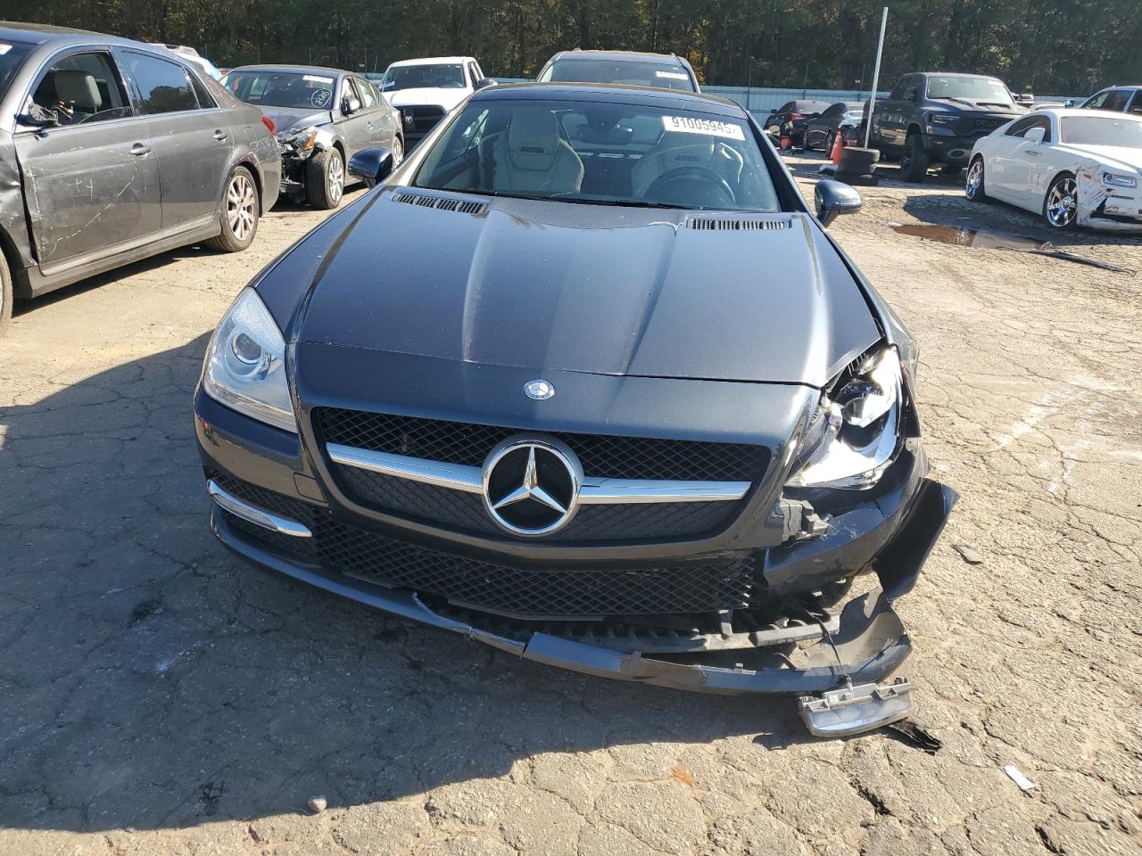 2012 Mercedes-benz Slk 250 Charcoal vin: WDDPK4HA4CF042546