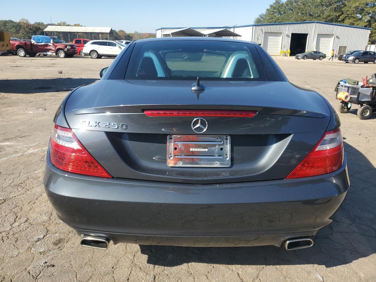 2012 Mercedes-benz Slk 250 Charcoal vin: WDDPK4HA4CF042546