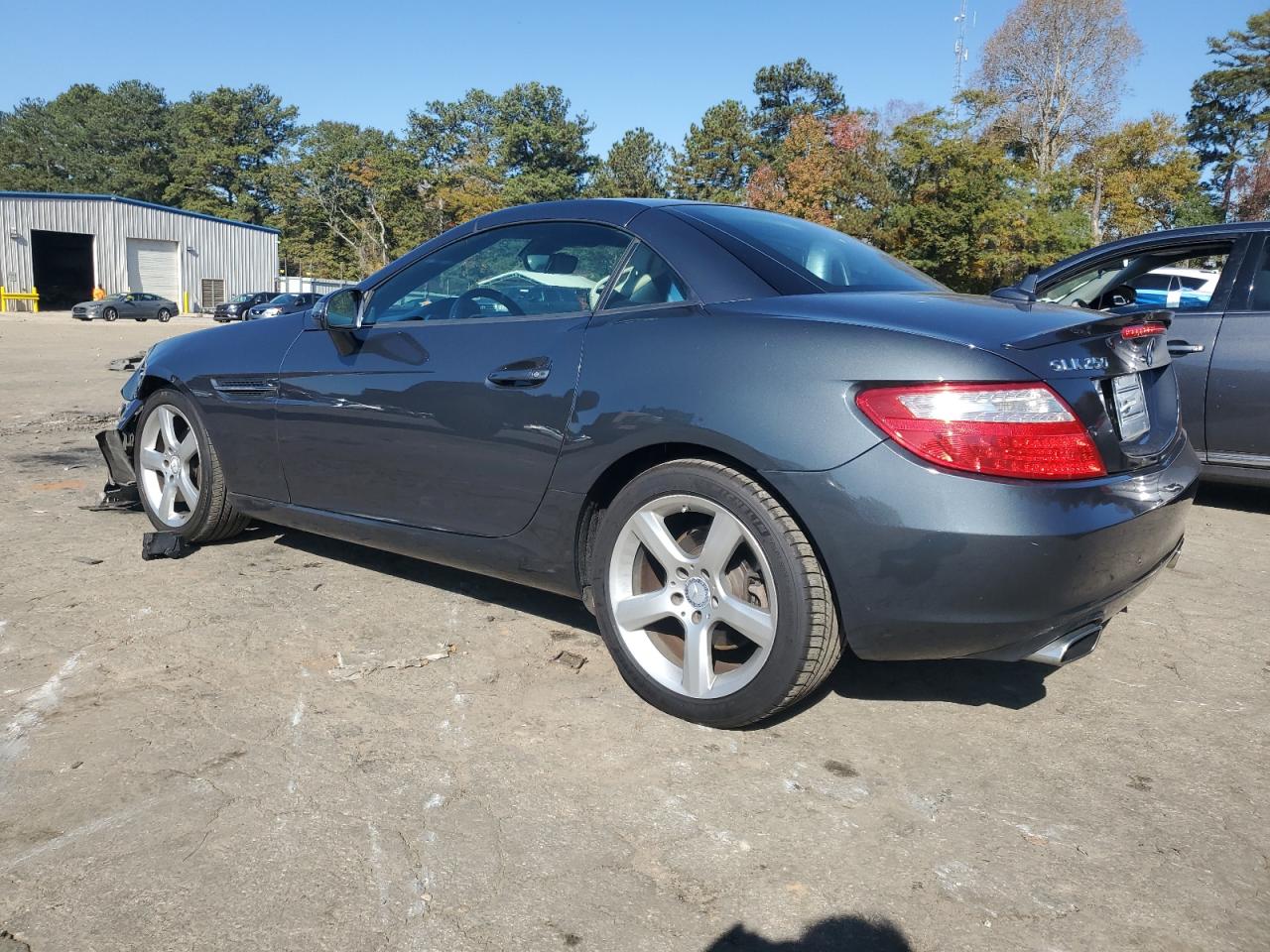 2012 Mercedes-benz Slk 250 Charcoal vin: WDDPK4HA4CF042546