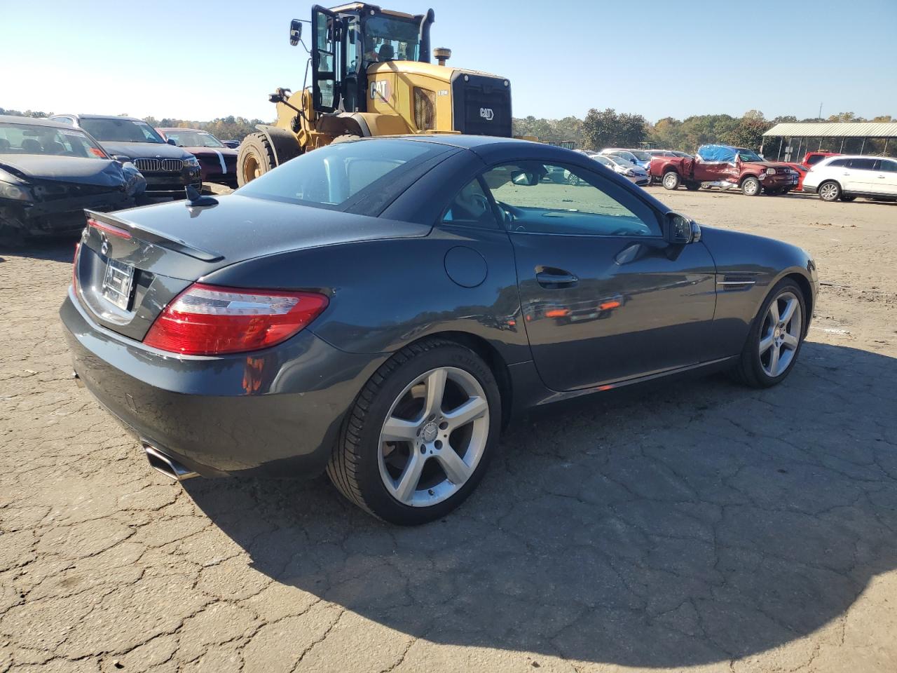 2012 Mercedes-benz Slk 250 Charcoal vin: WDDPK4HA4CF042546