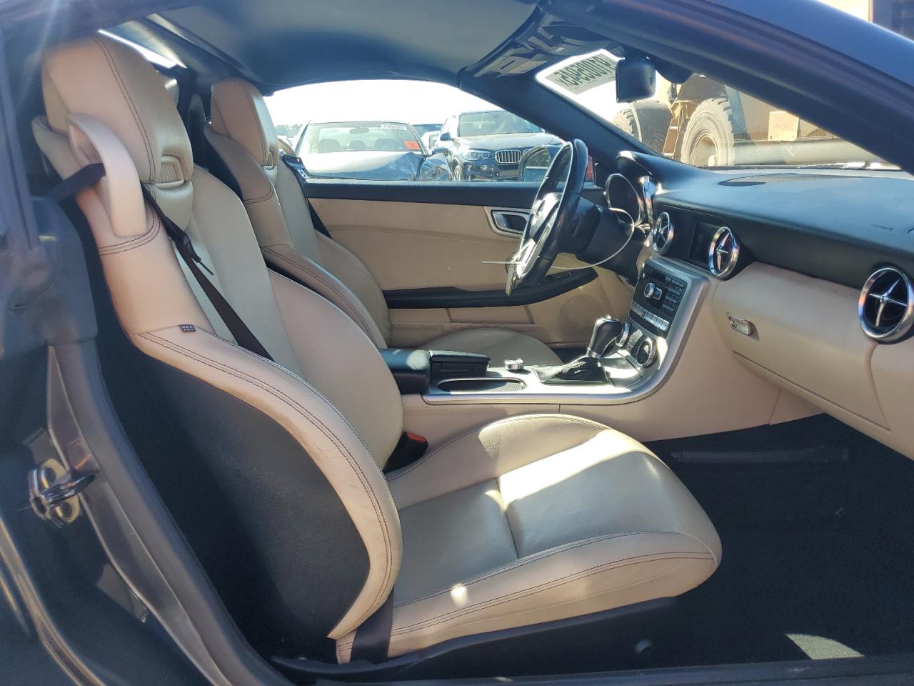 2012 Mercedes-benz Slk 250 Charcoal vin: WDDPK4HA4CF042546