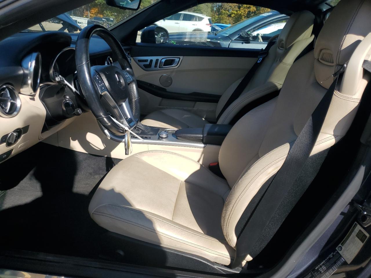 2012 Mercedes-benz Slk 250 Charcoal vin: WDDPK4HA4CF042546