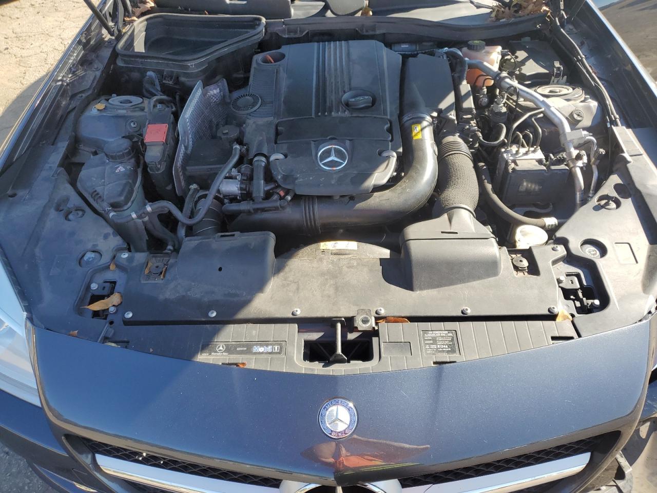 2012 Mercedes-benz Slk 250 Charcoal vin: WDDPK4HA4CF042546